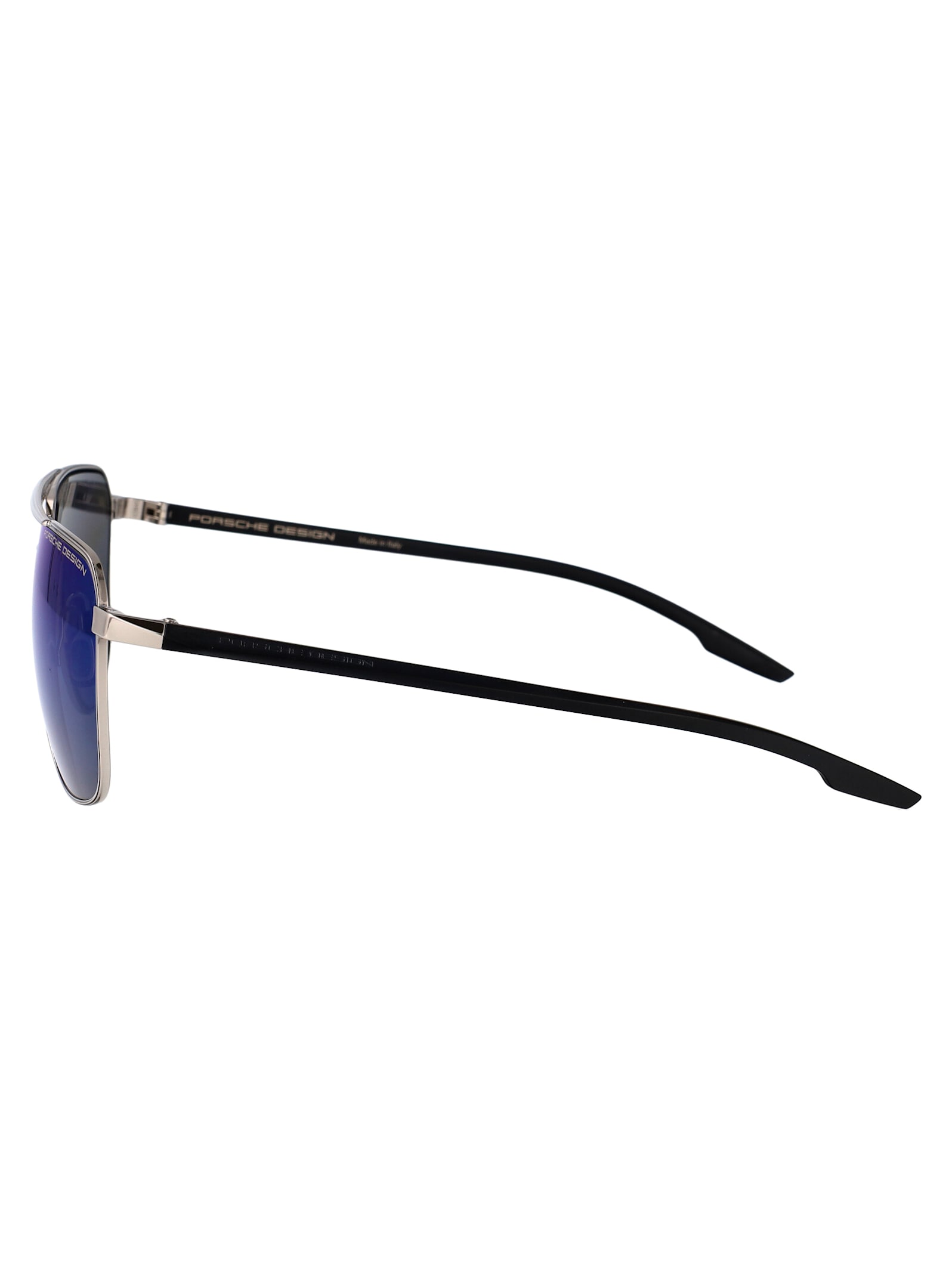 Porsche Design Square Frame Sunglasses In Palladium