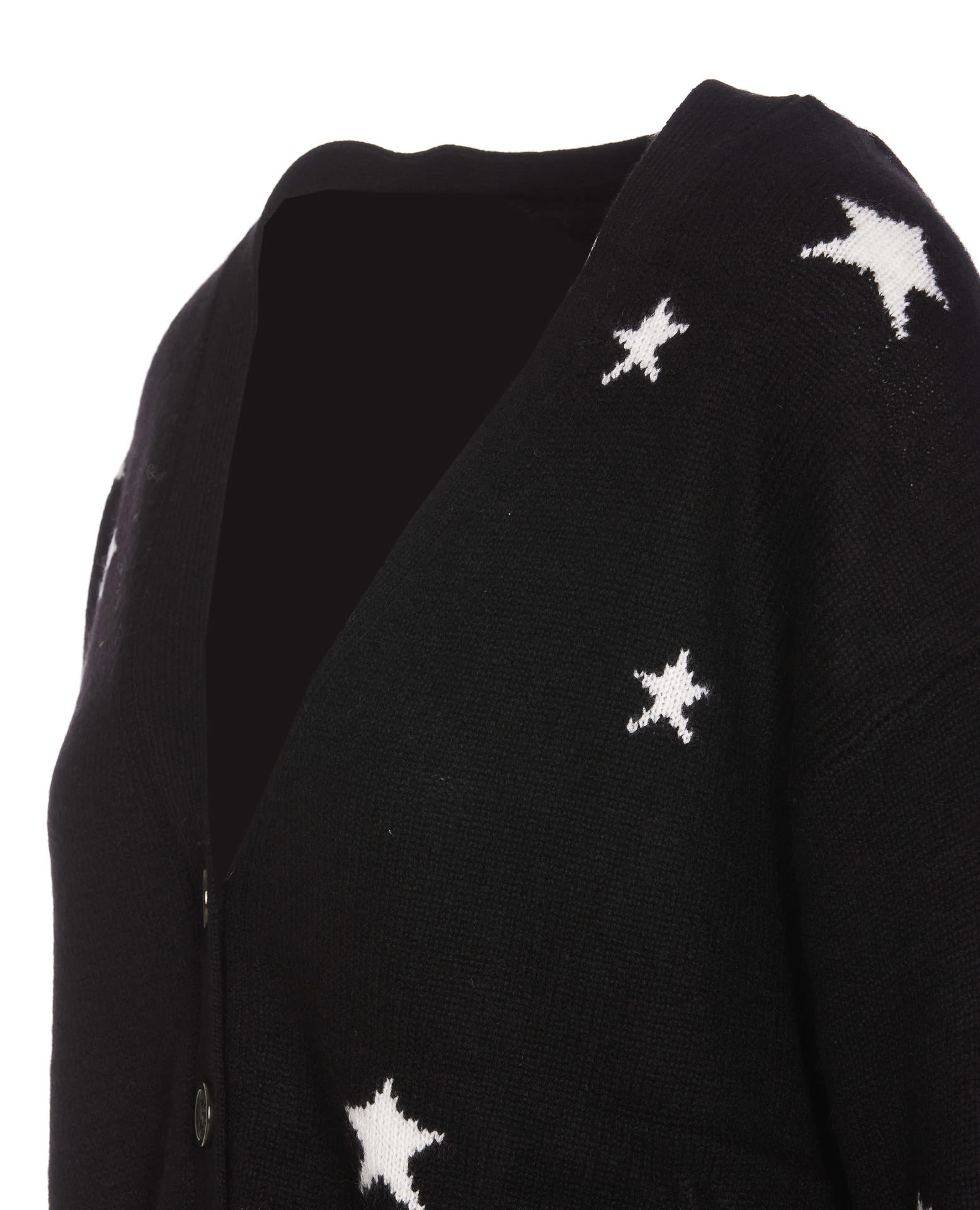 Shop Zadig &amp; Voltaire Mirka Ws Stars Cardigan In Black