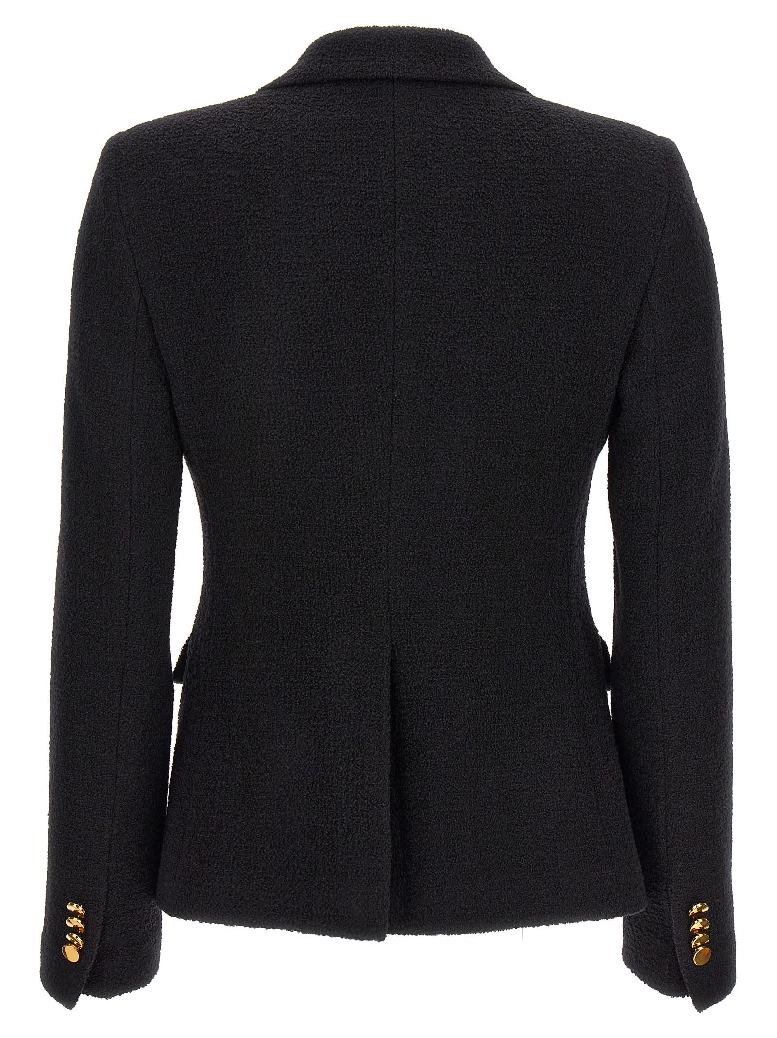 Shop Tagliatore Alycia Blazer In Black