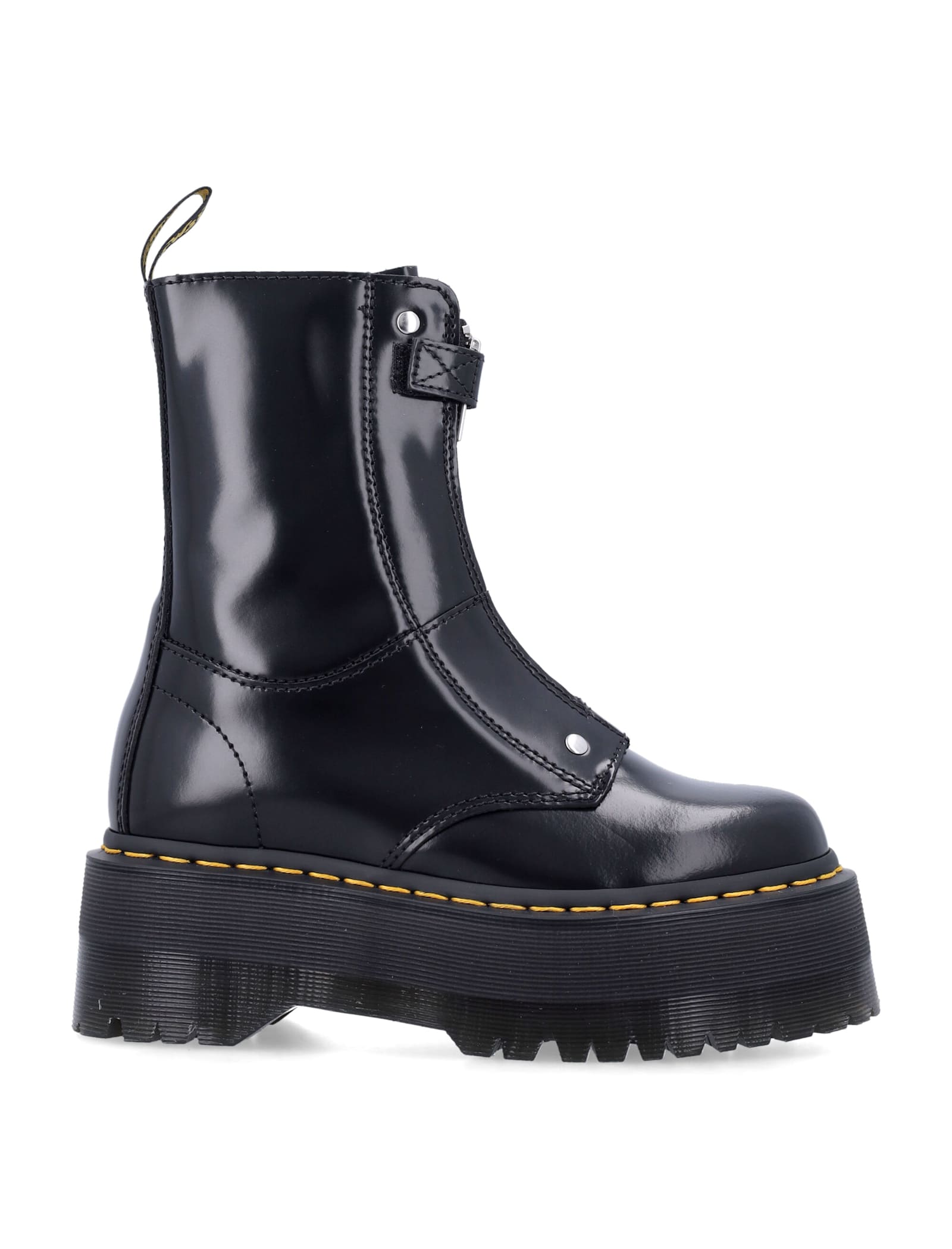 Shop Dr. Martens' Jetta Hi Max Boots In Black