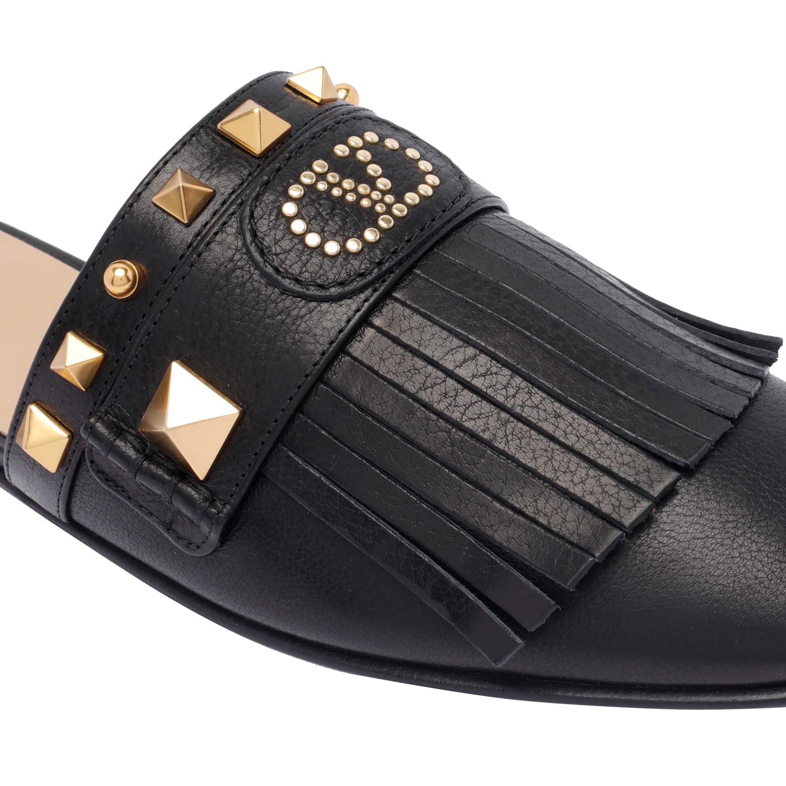 Valentino V Logo Sliders In Black