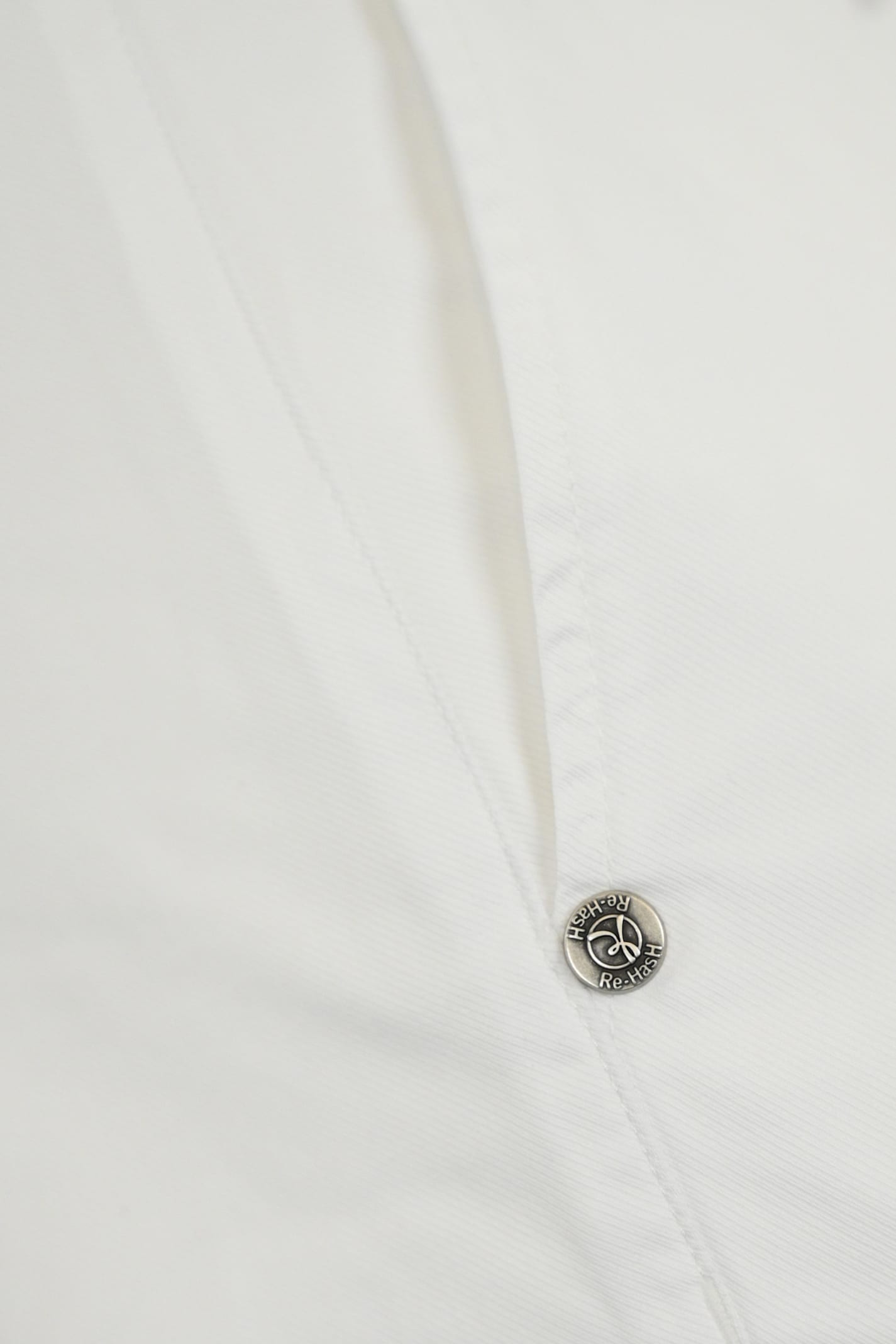Re-hash Mucha Chino Trousers In Cotton In Bianco