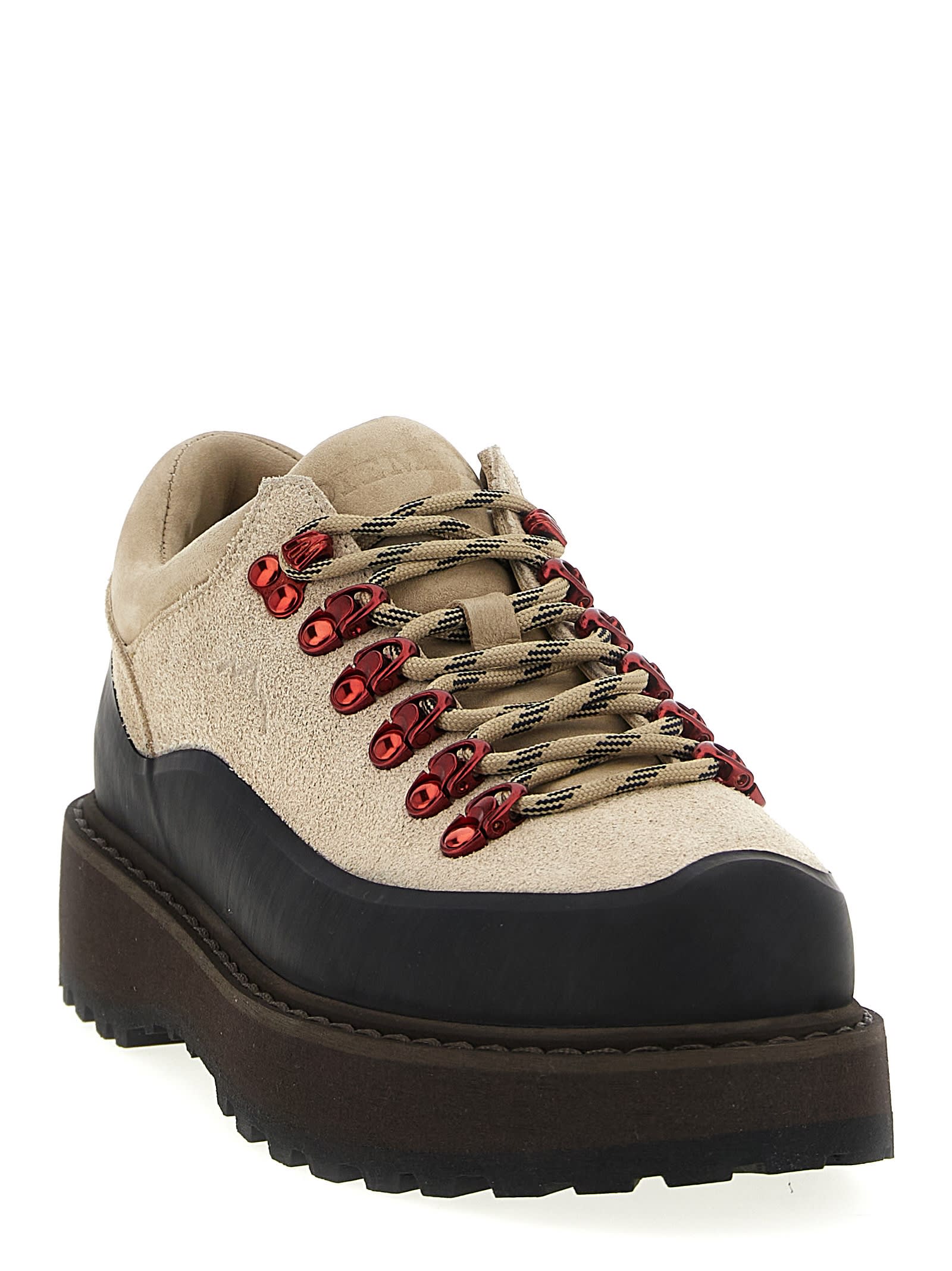 Diemme Cornaro Due Gomma Ankle Boots In Neutral