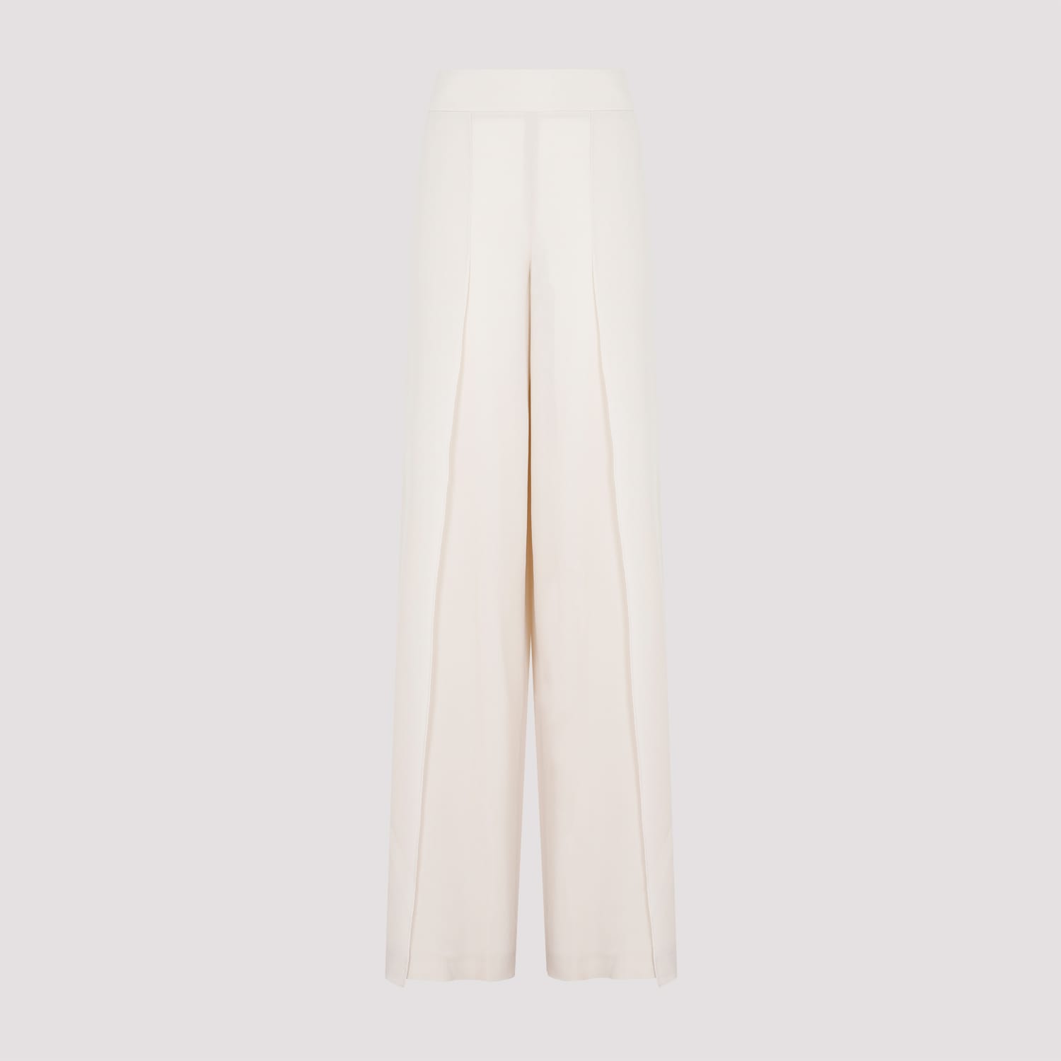 Shop Akris Fellia Chiffon Pants In Greige