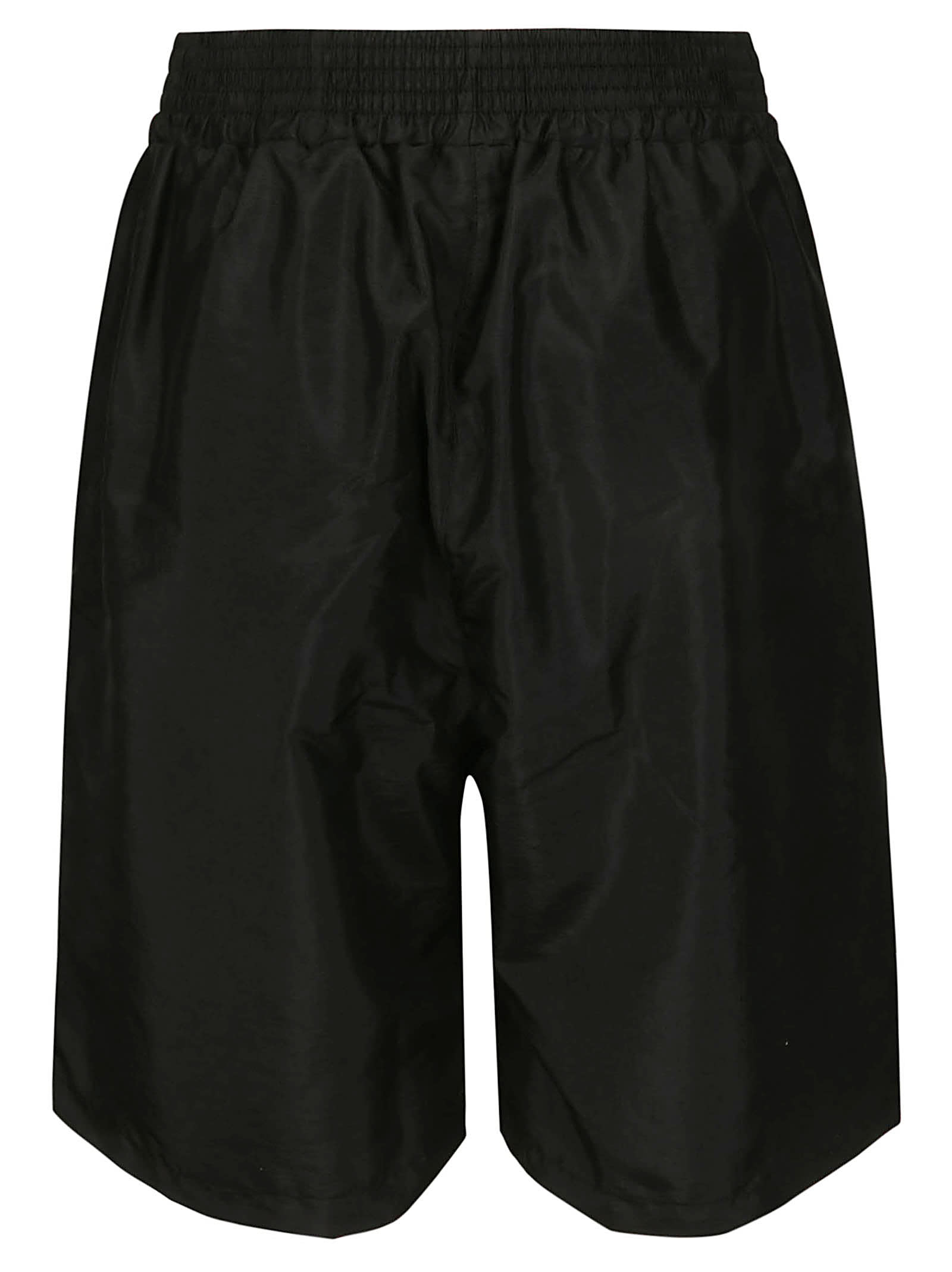 Shop Vaquera Womens Windbreaker Snap Shorts In Black White