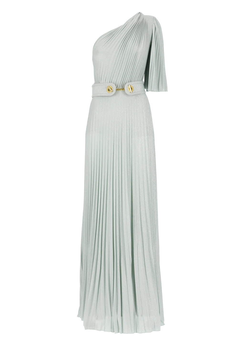 Elisabetta Franchi fringed lurex mini dress - Grey
