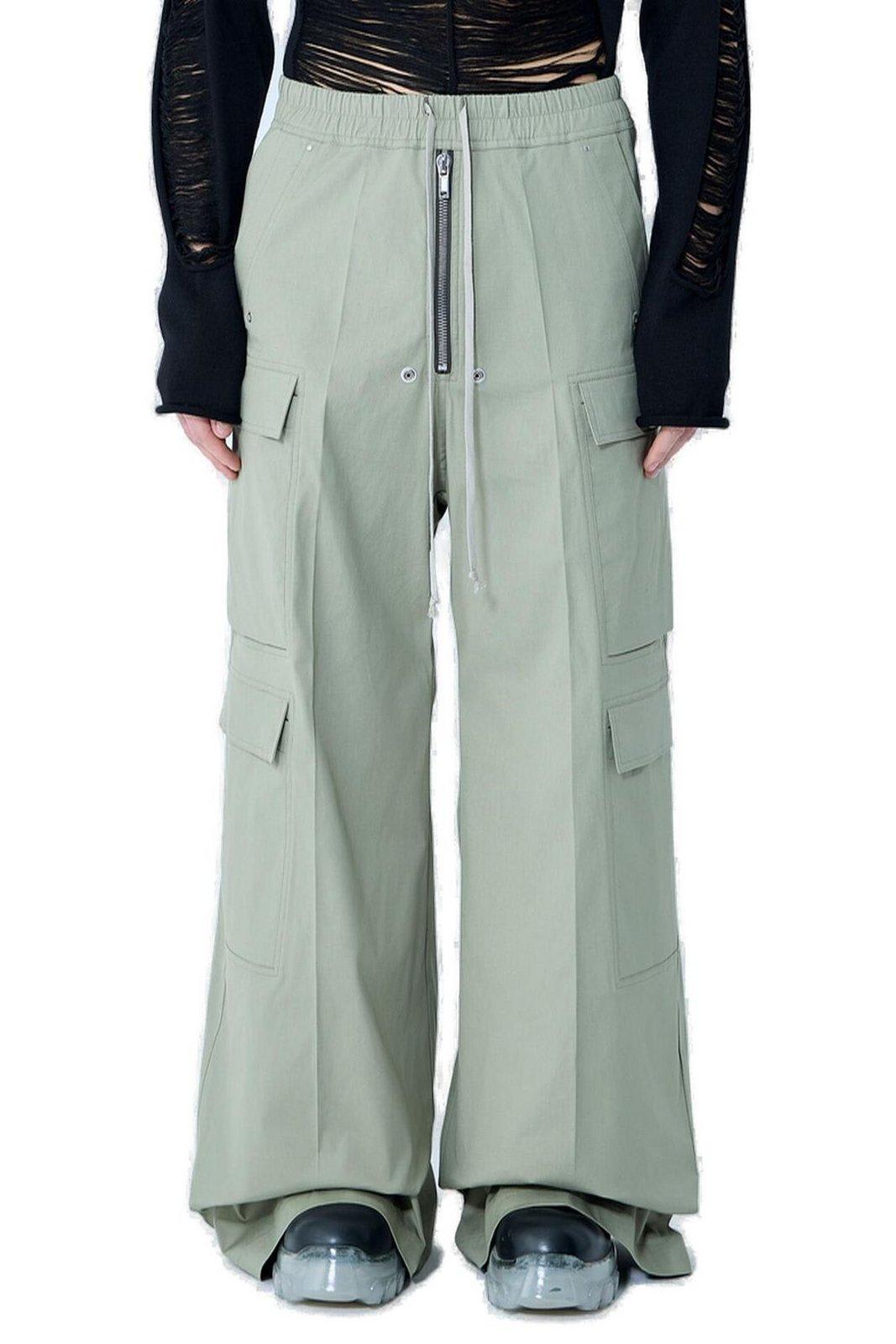 Wide-leg Cargobelas Drawstring Trousers