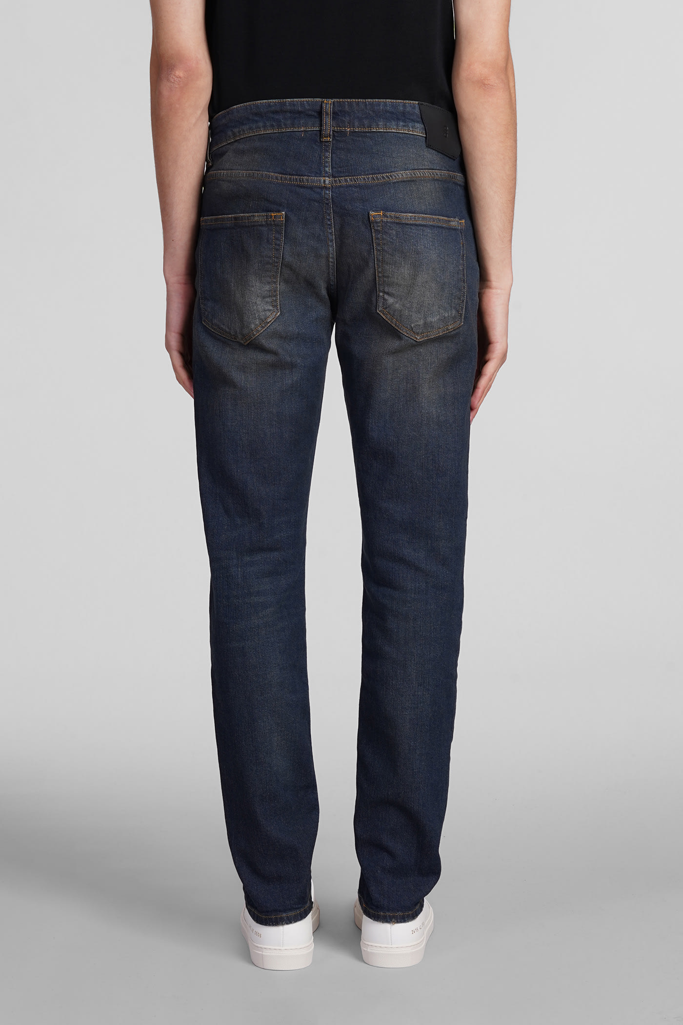 Shop Salvatore Santoro Jeans In Blue Denim
