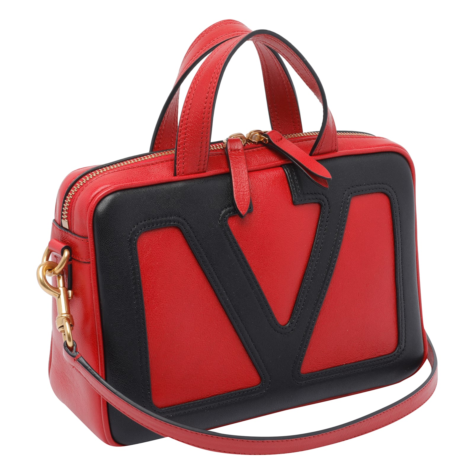 Valentino Garavani Viva Superstar Pouch In Red