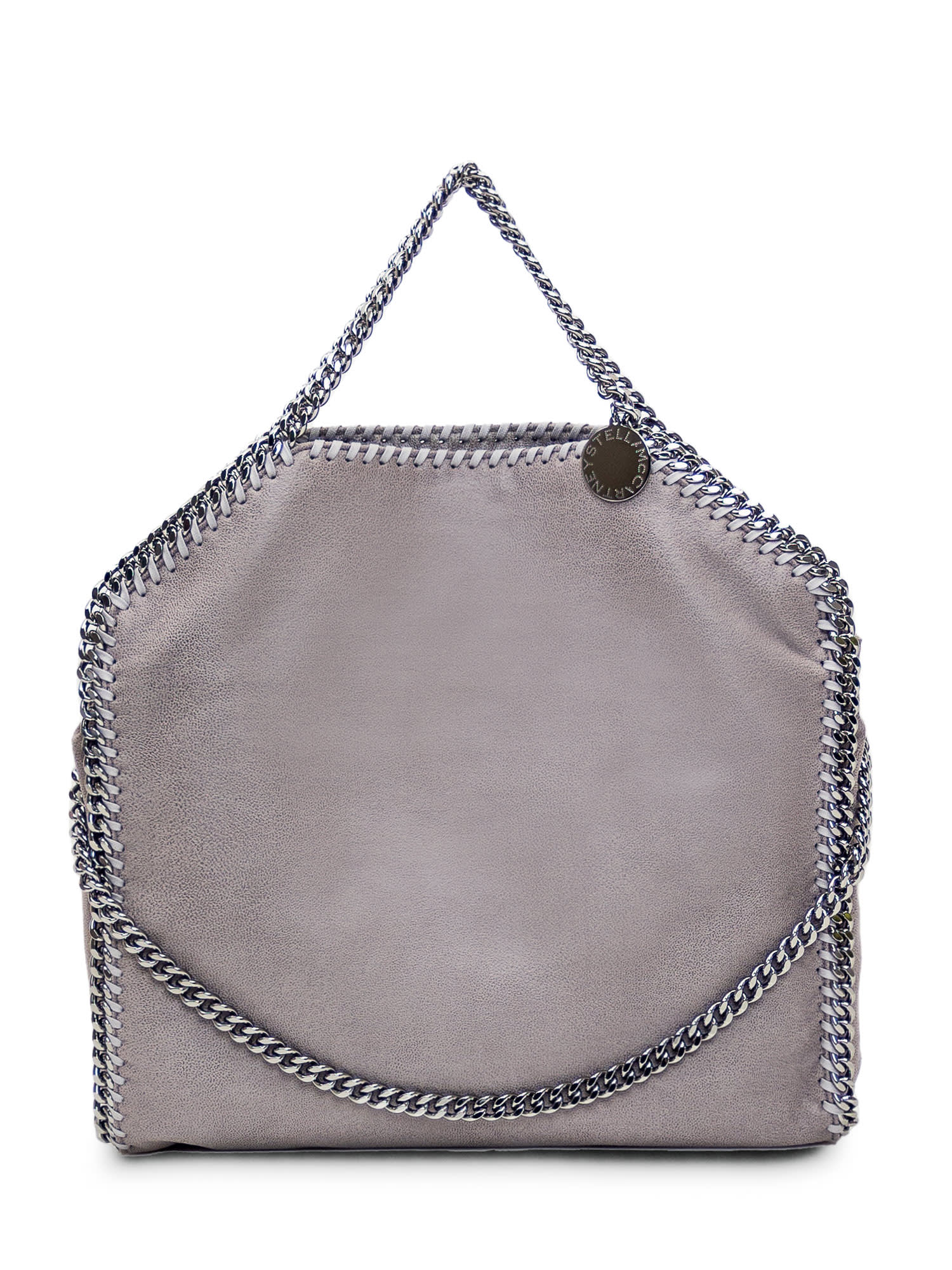 Shop Stella Mccartney Falabella Tote Bag In Light Grey