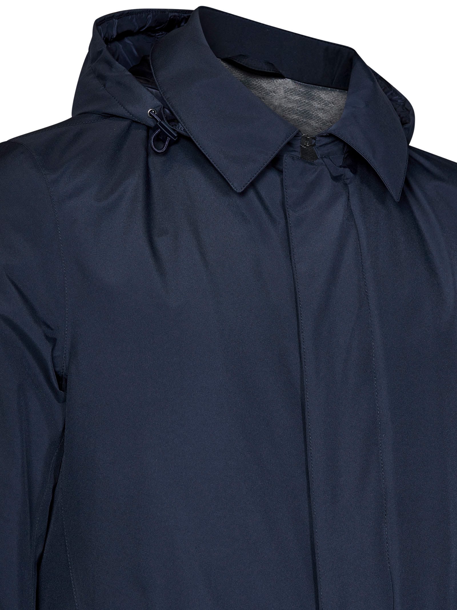 Shop Herno Laminar Down Jacket In Blue