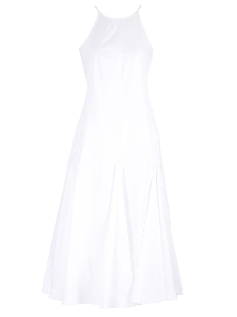 Sportmax Cactus Cotton Maxi Dress In Black