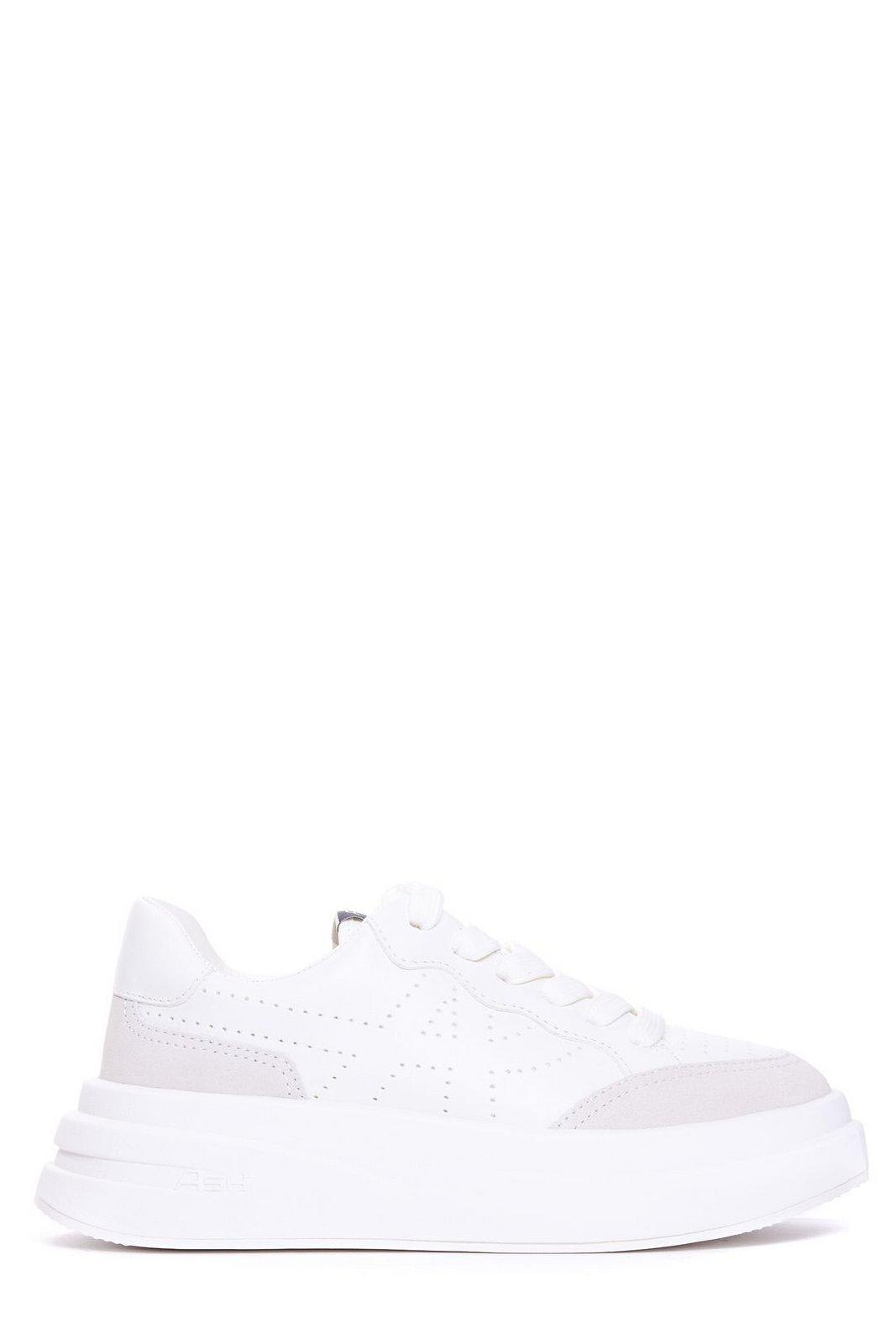 Shop Ash Chunky-sole Lace-up Sneakers In Bianco