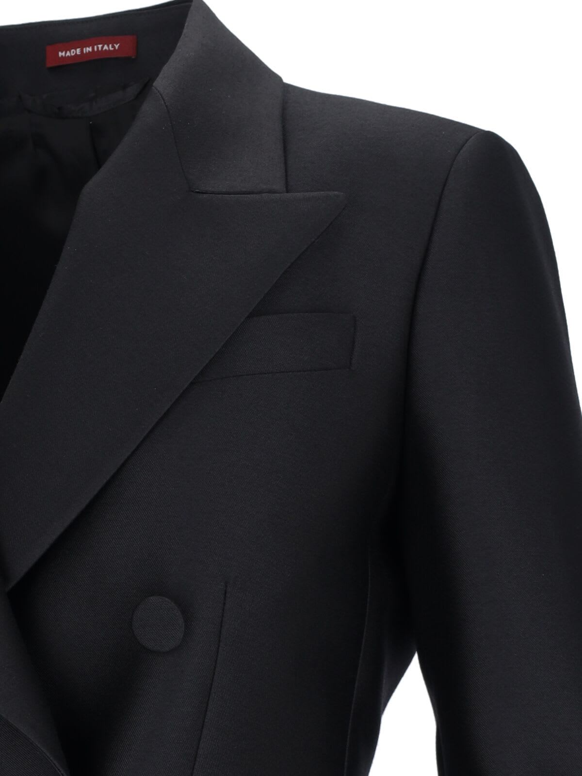 Shop Gucci Double-breasted Wool And Silk Jacket
