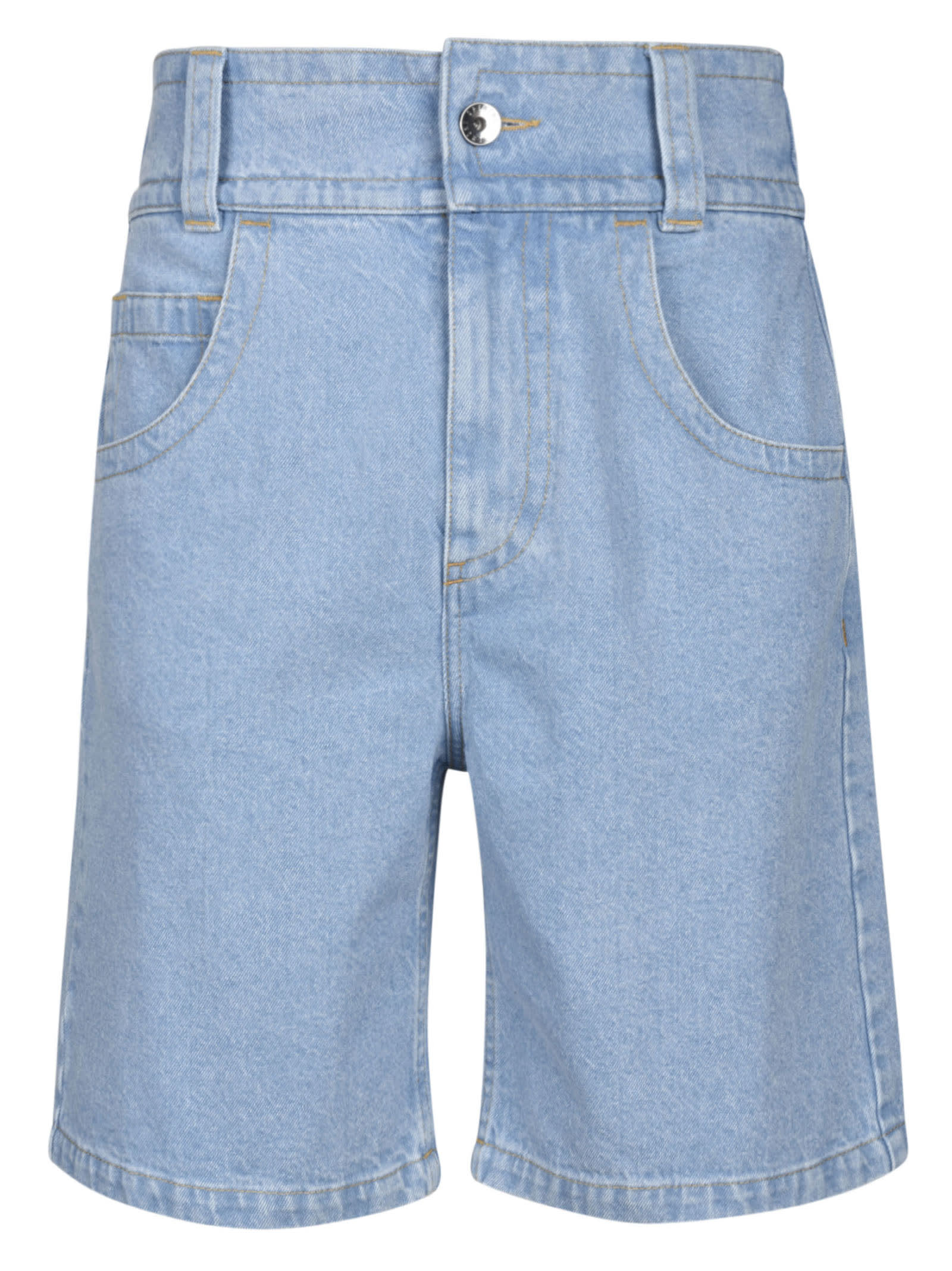 Opening Ceremony Baggy Bleach Denim Shorts