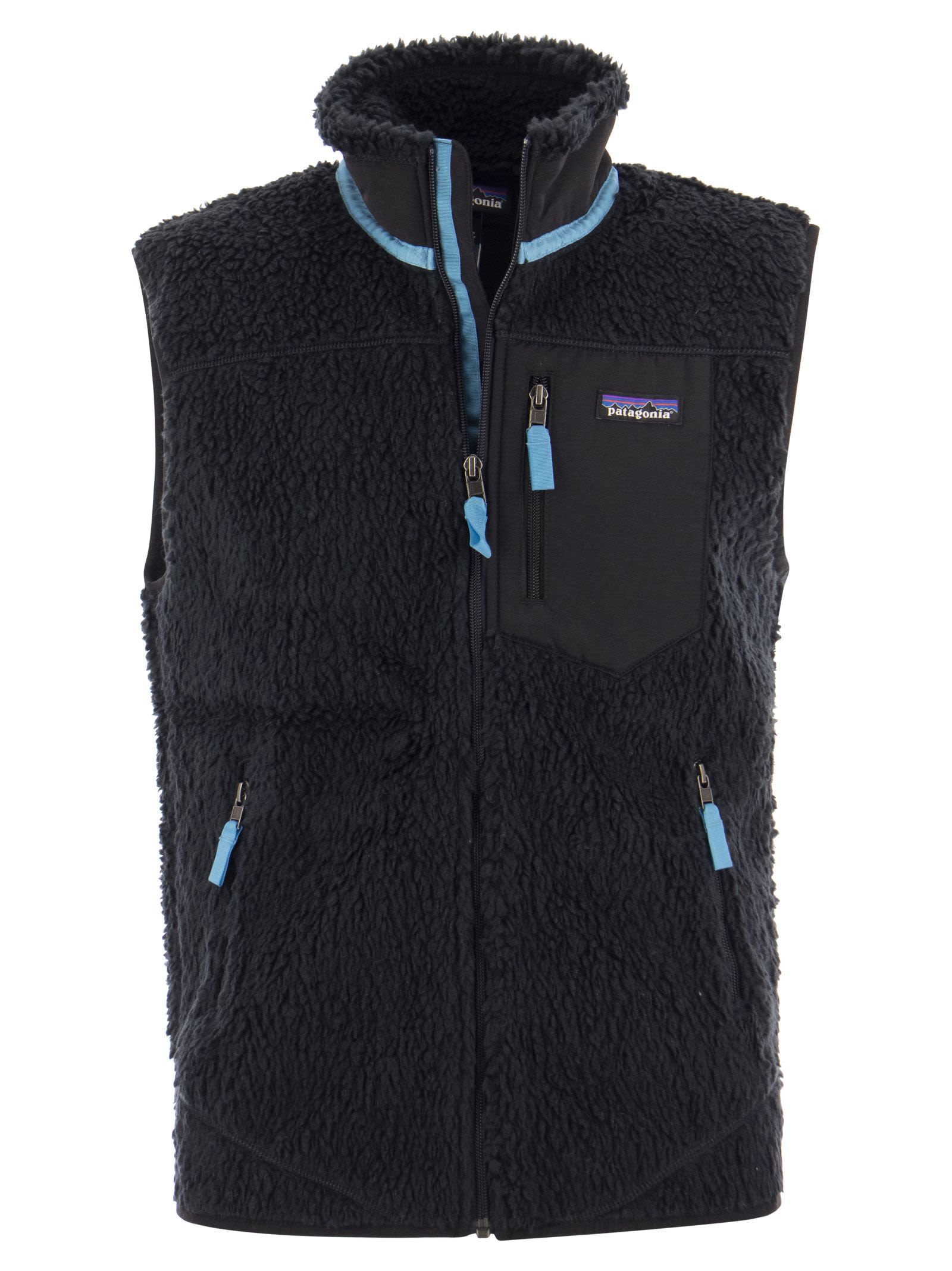 Shop Patagonia Mens Classic Retro-x® Fleece Vest In Blue