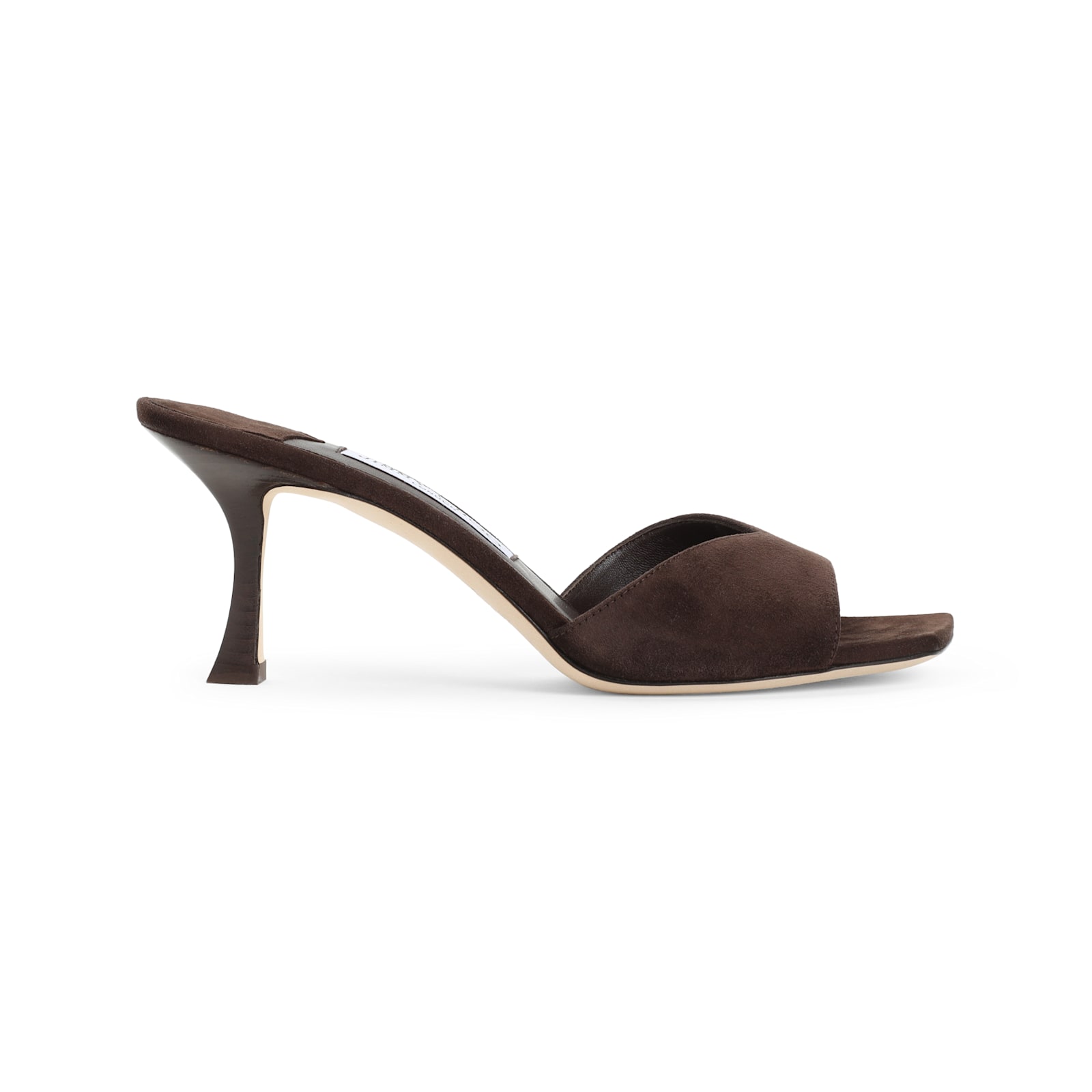 Jimmy Choo Skye 70 Suede Mules In Brown