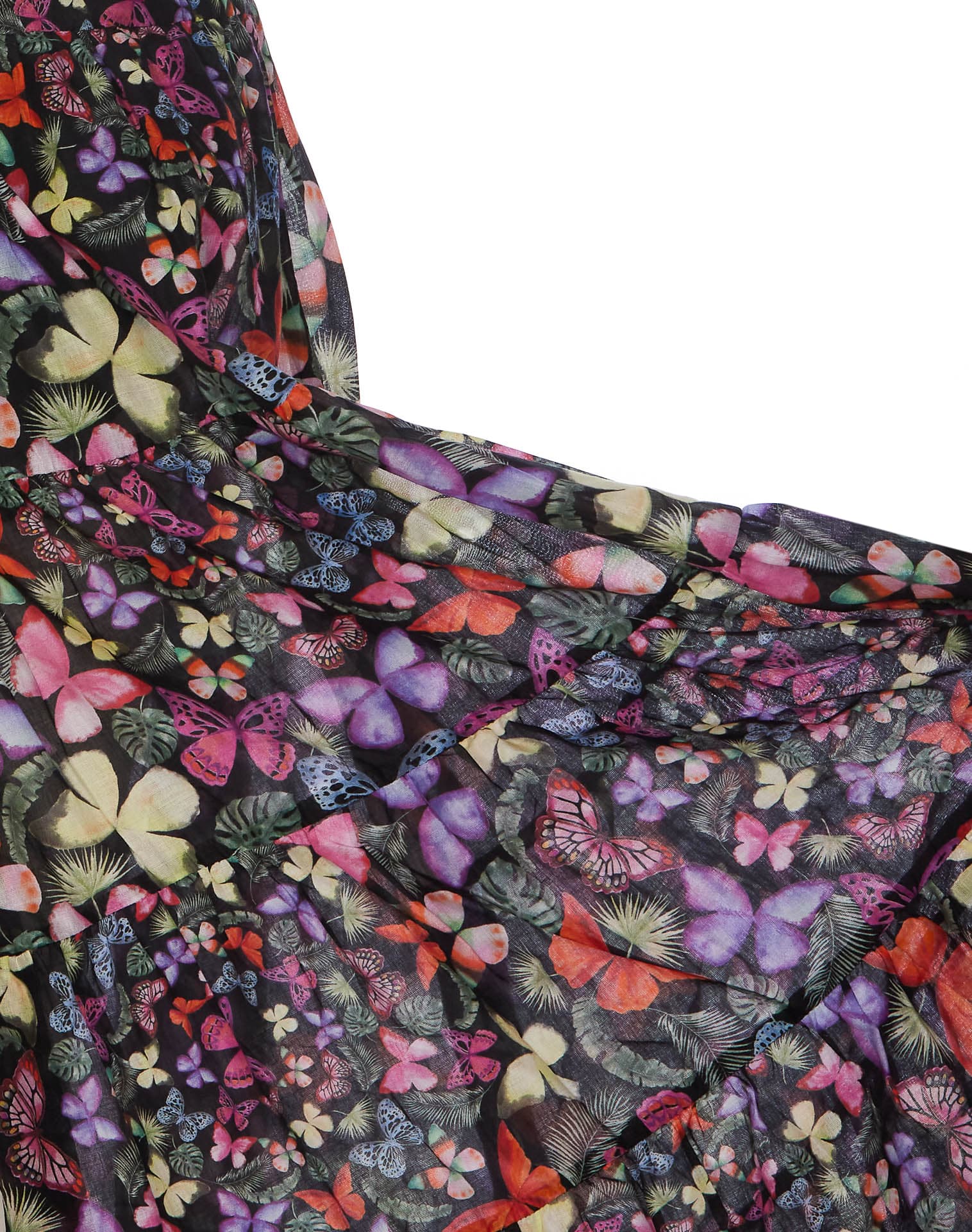 Shop Charo Ruiz Melia Long Dress In Multicolour
