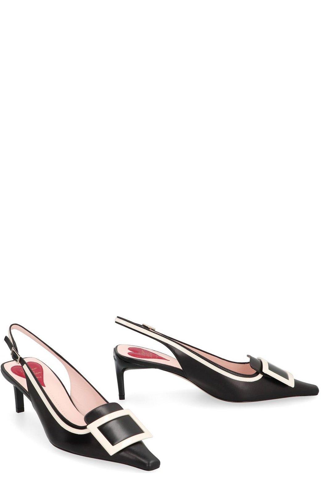 ROGER VIVIER VIV CANARD SLINGBACK PUMPS