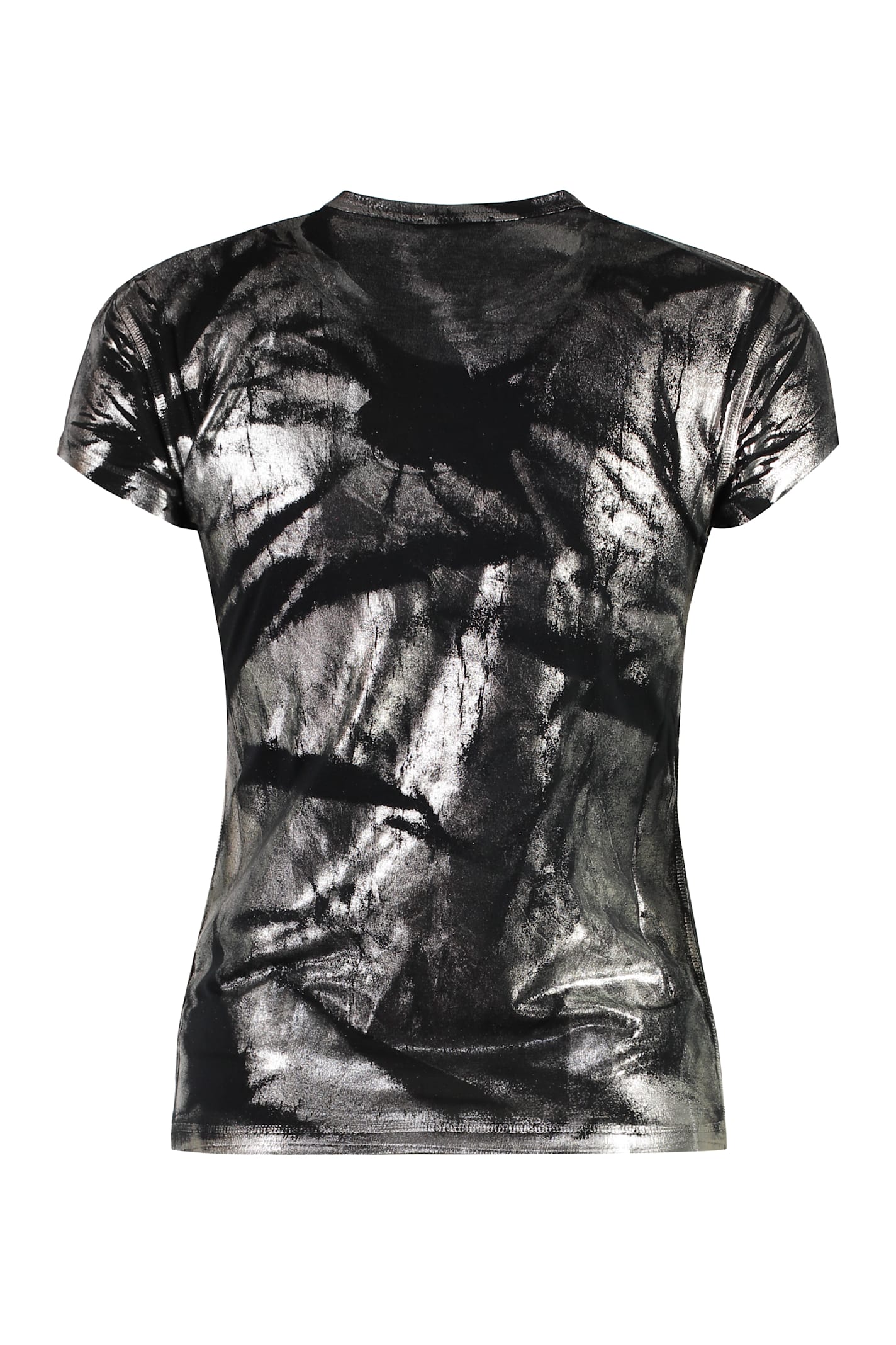 Shop Diesel T-angie-p1 Jersey T-shirt In Black