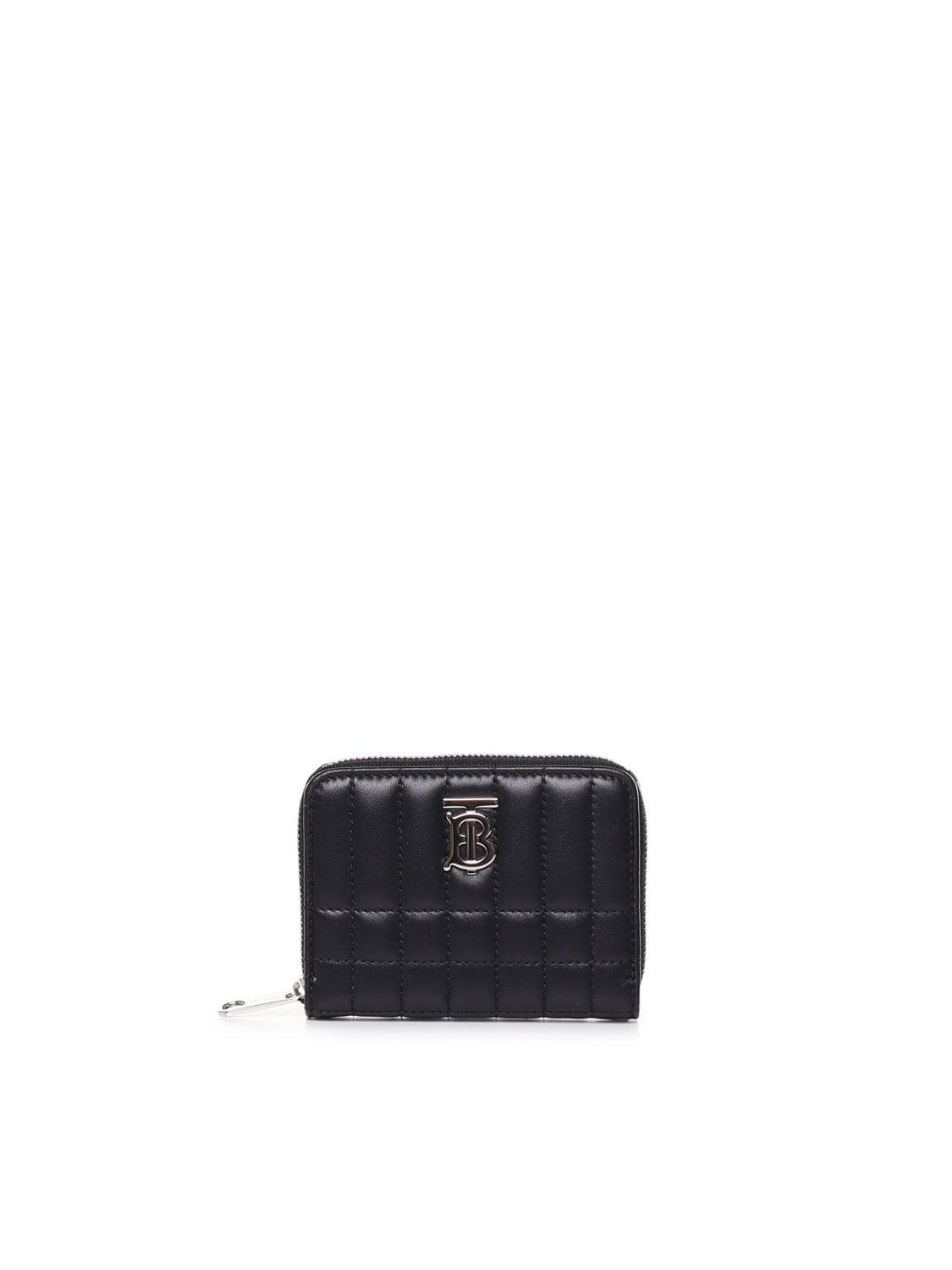 Burberry Lola Wallet With Zip In Quilted Leather
