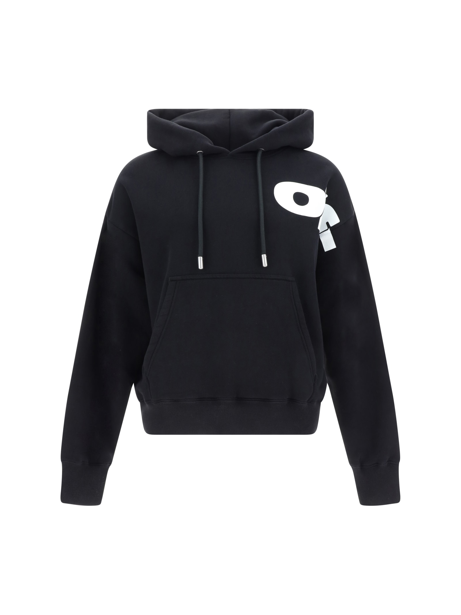 Shop Off-white Hoodie In Black White