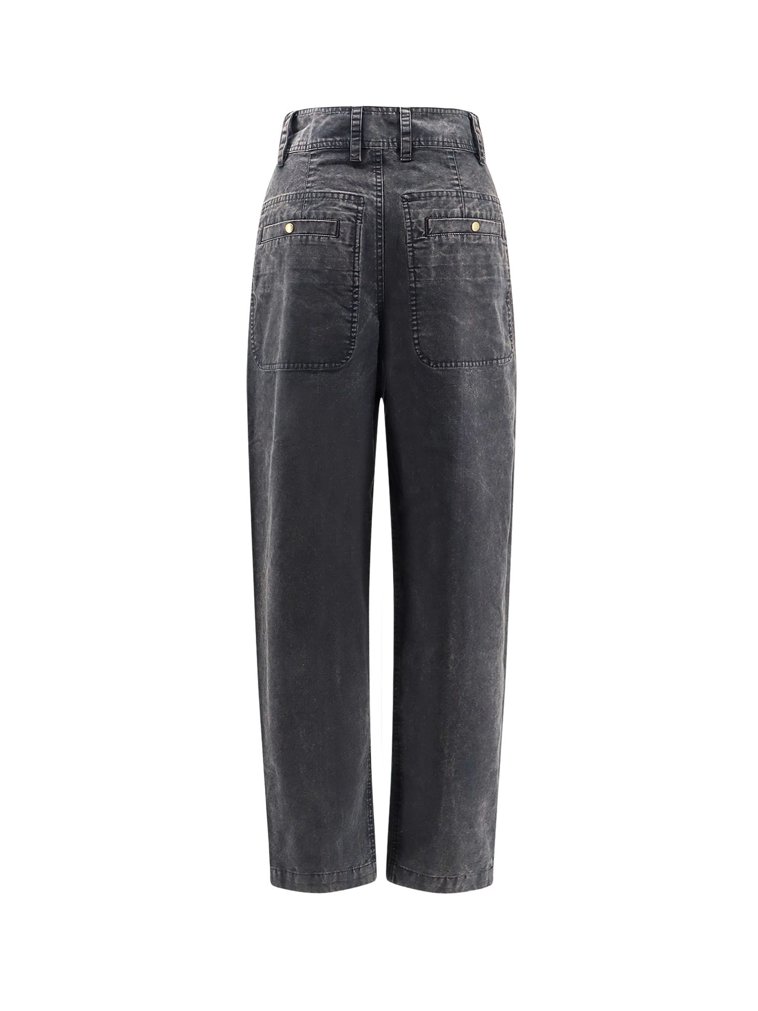 Isabel Marant Étoile Onyta Corduroy Trousers Vintage Black In Black