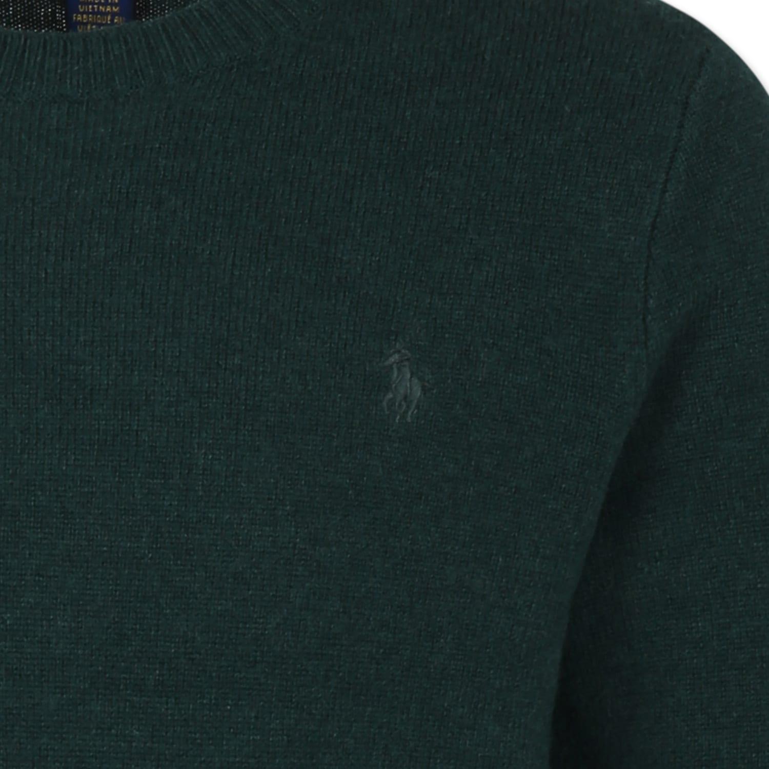 Ralph Lauren Maglione Verde Per Bambino Con Cavallino In Green