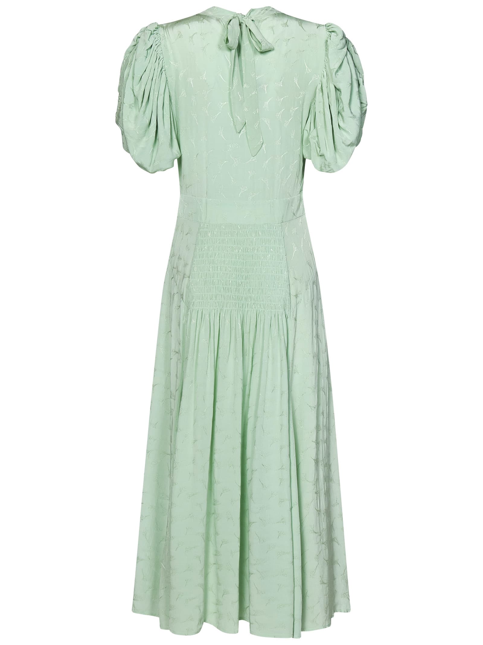 Shop Rotate Birger Christensen Midi Dress In Green