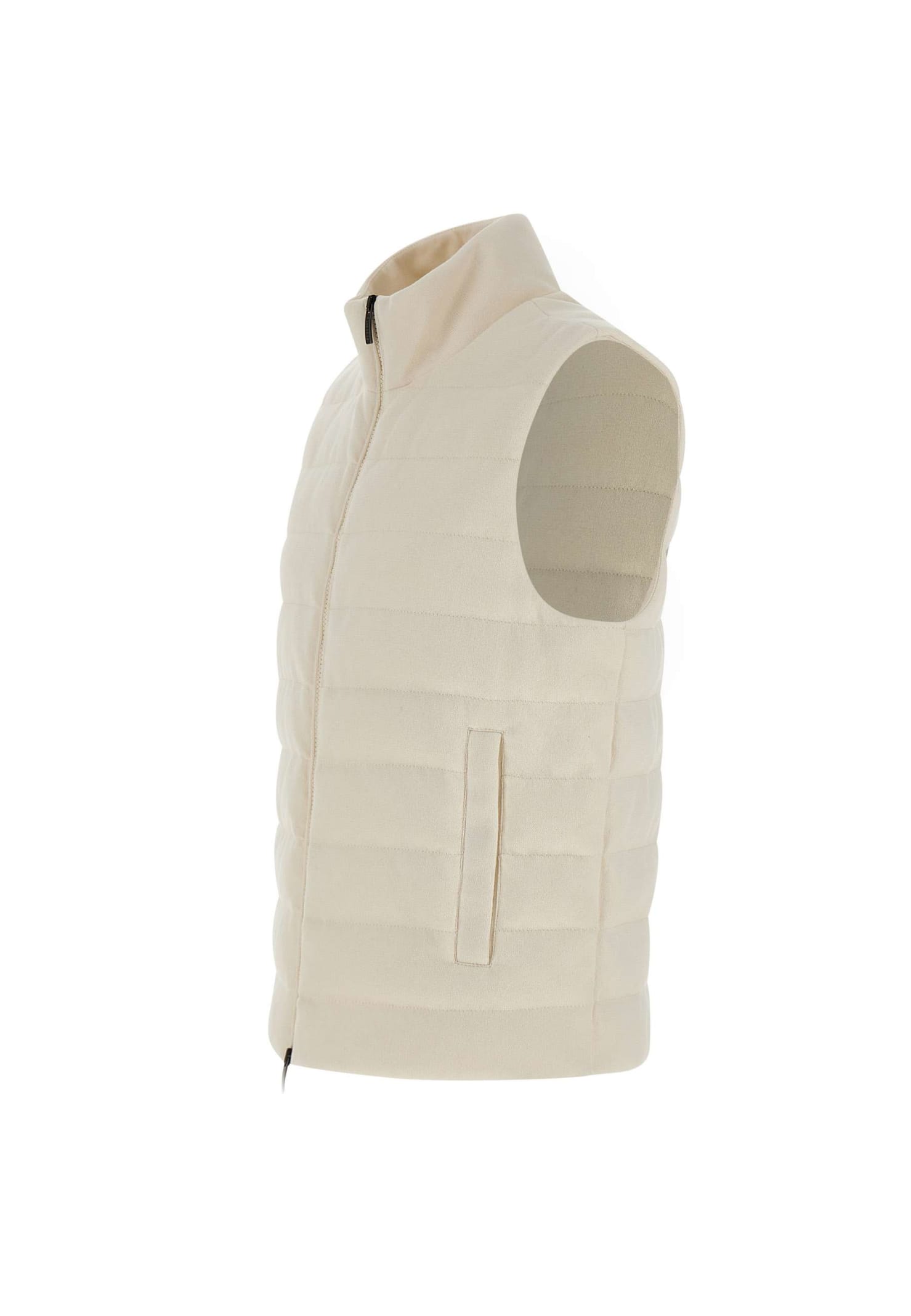 Shop Peserico Extrasoft Cotton To Touch Vest In White