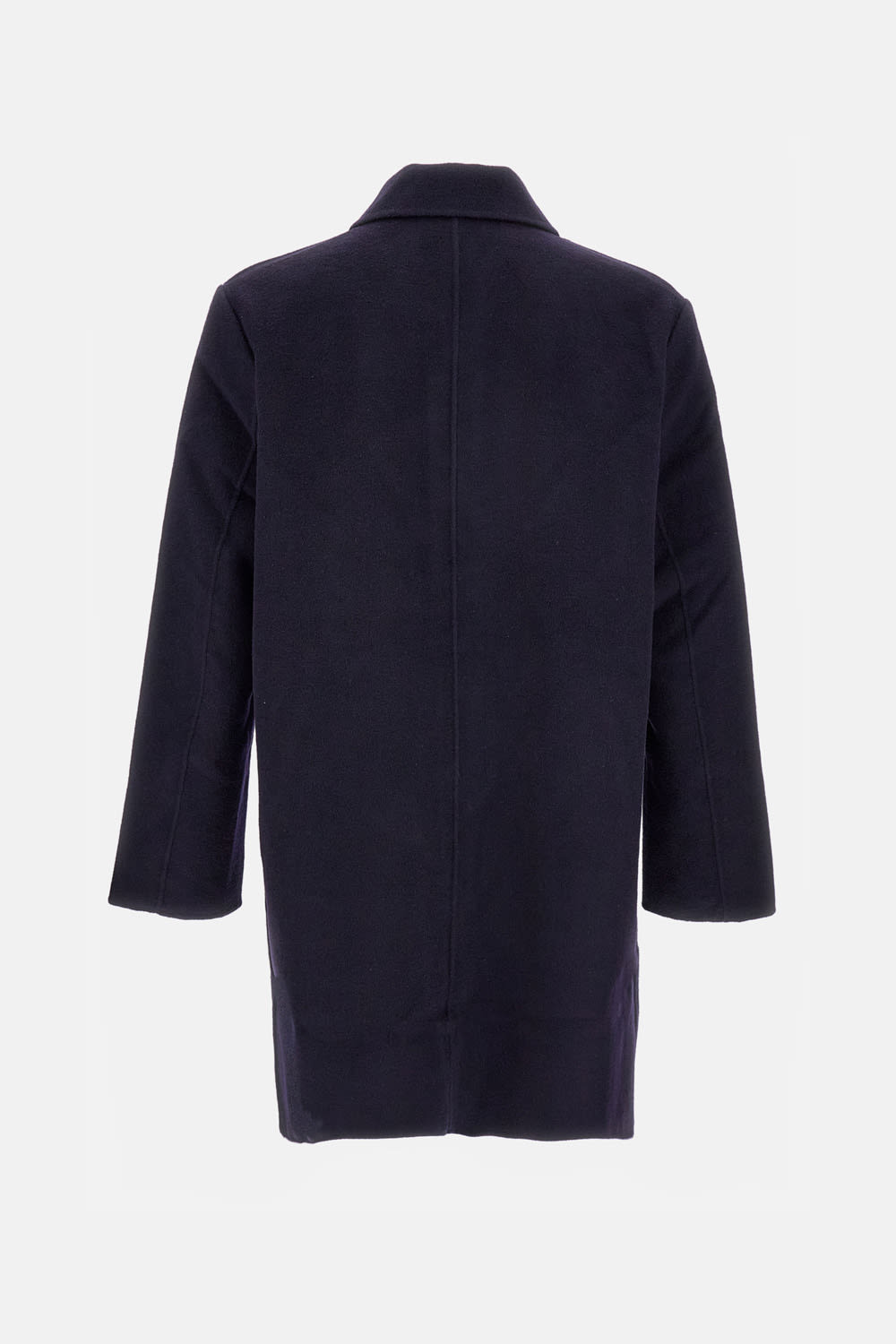 Paul Smith Double-face Buttoned Coat In Blue