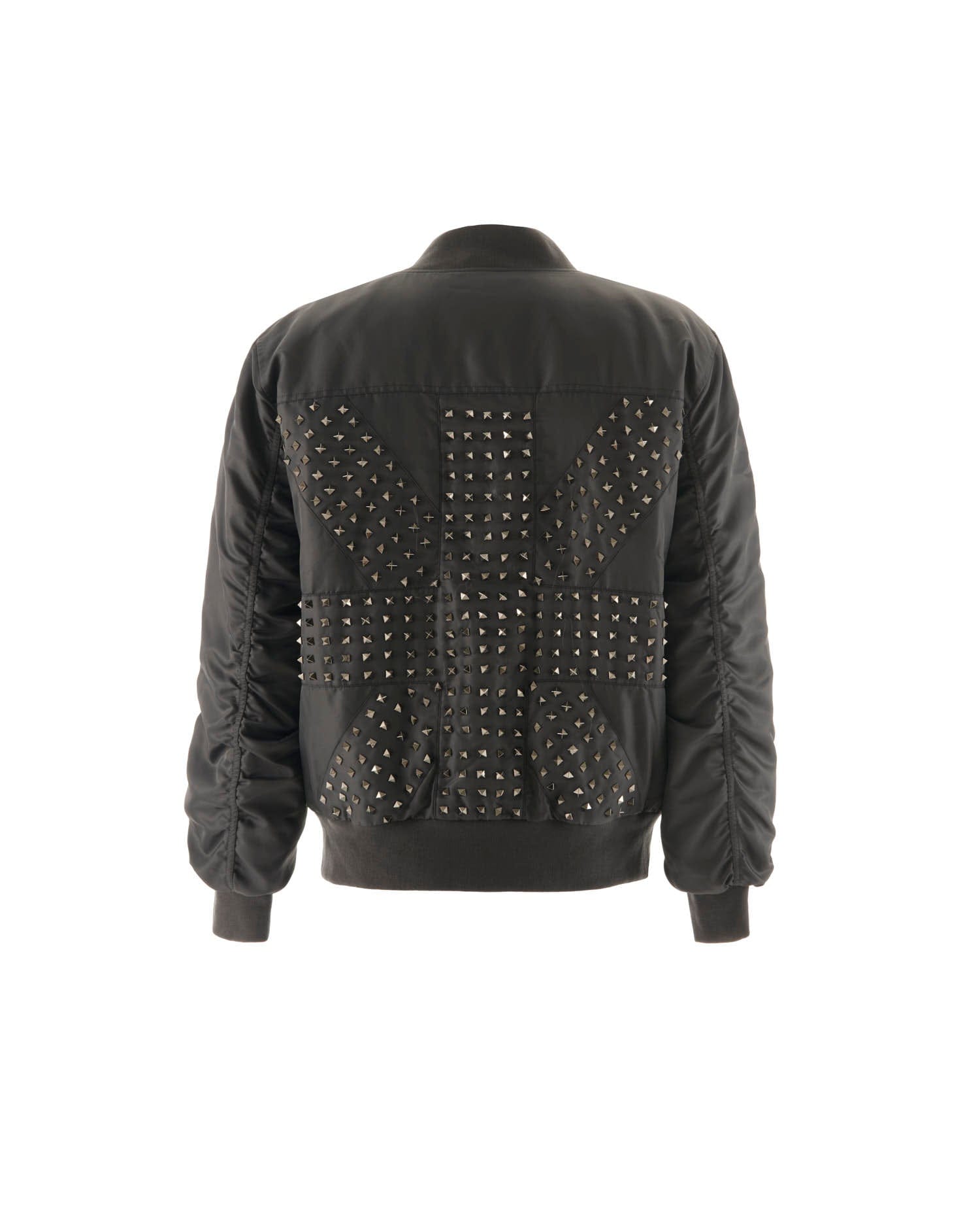 JOHN RICHMOND PADDED BOMBER JACKET WITH ZIP 