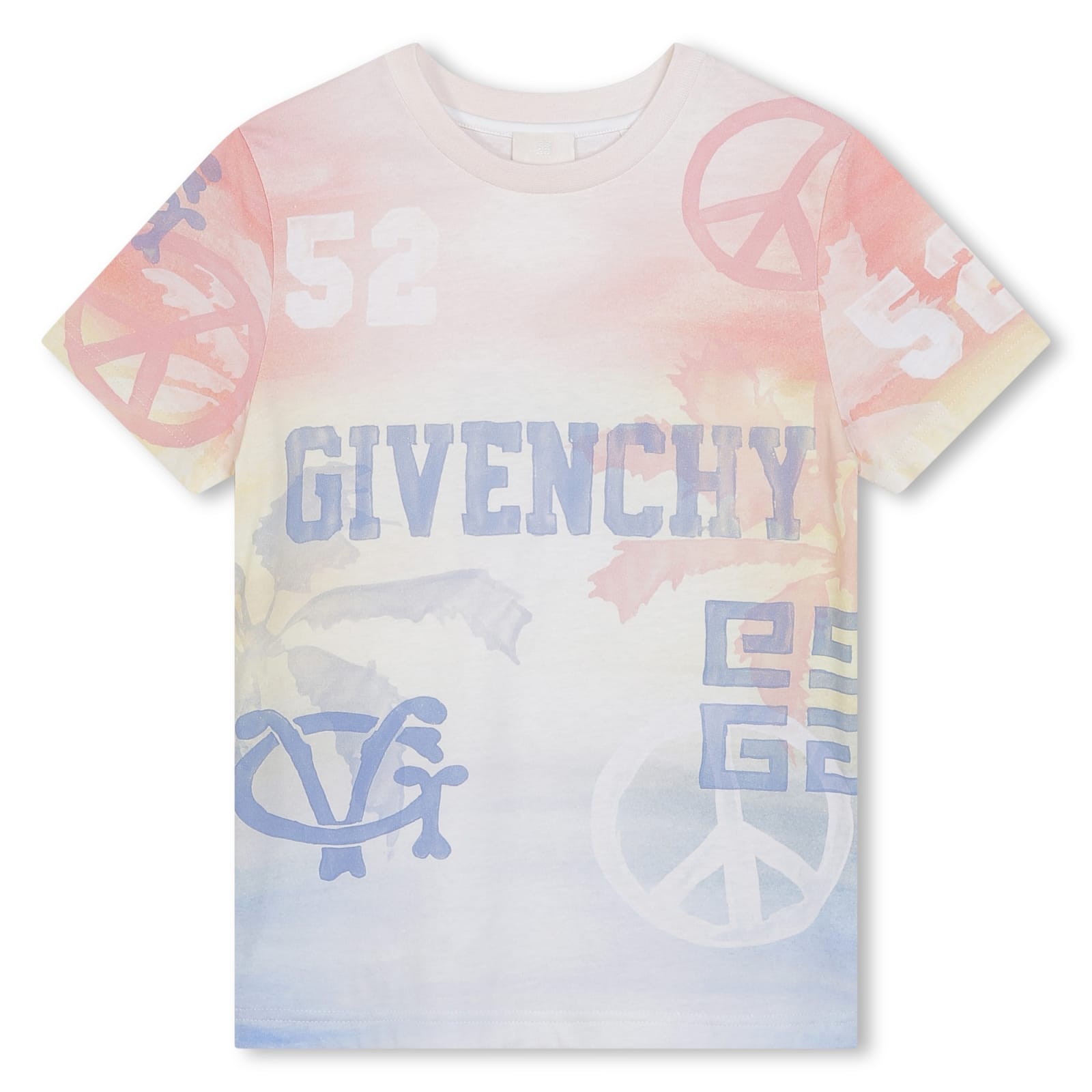 Shop Givenchy T-shirt Con Logo In Multicolor