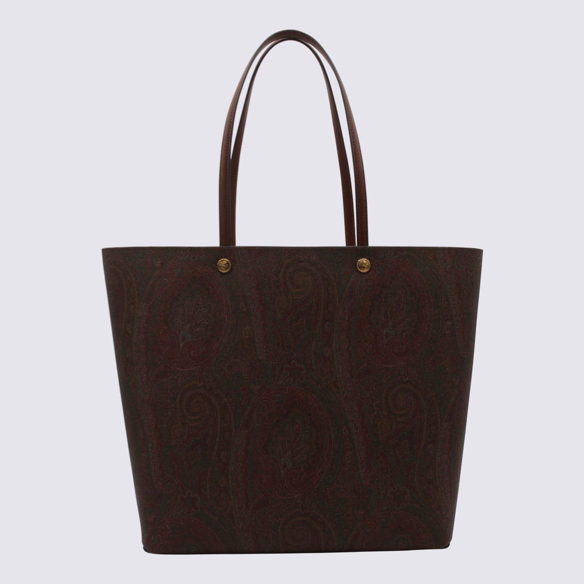 Etro Brown Multicolour Tote Bag