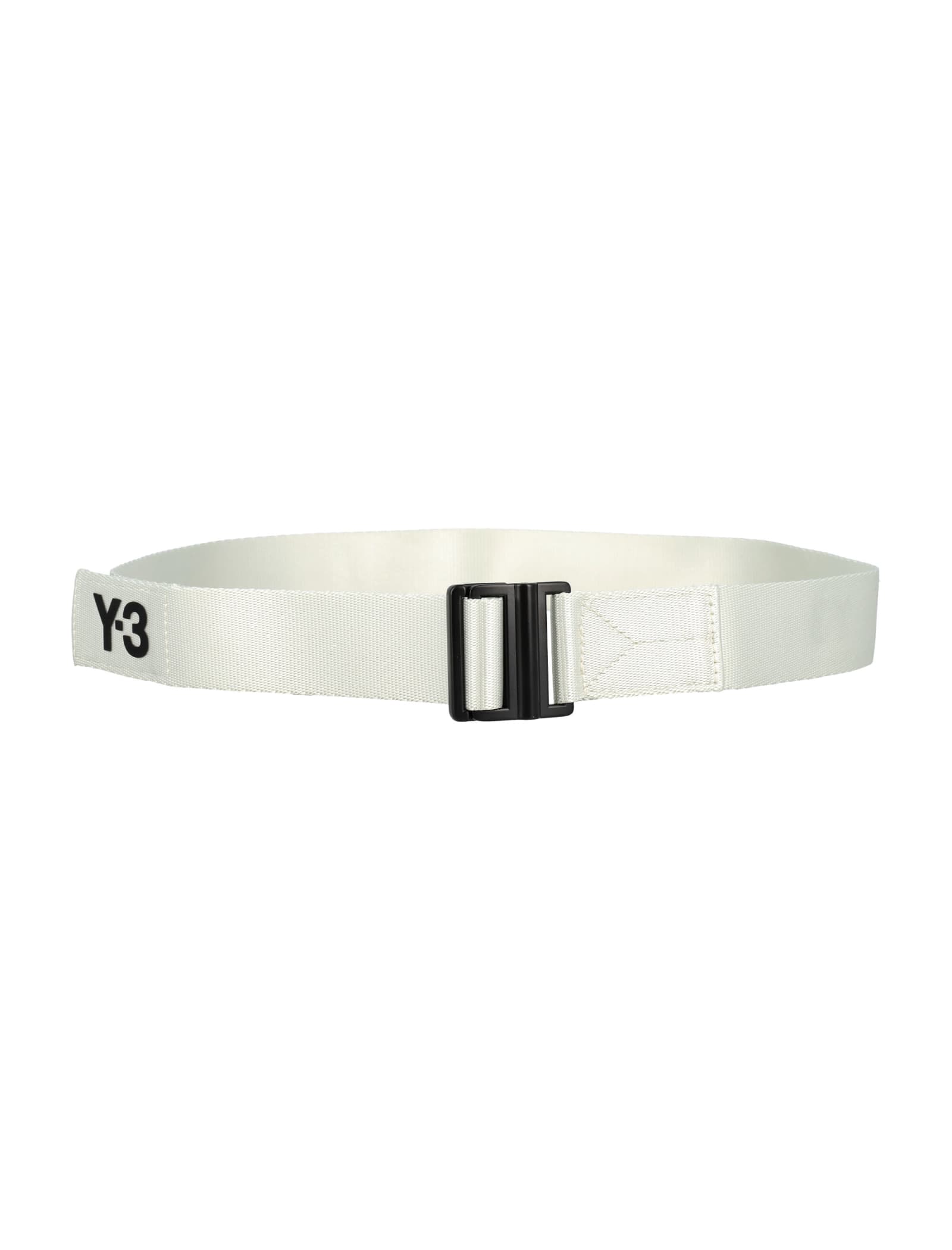 Shop Y-3 Classic Logo Belt In White
