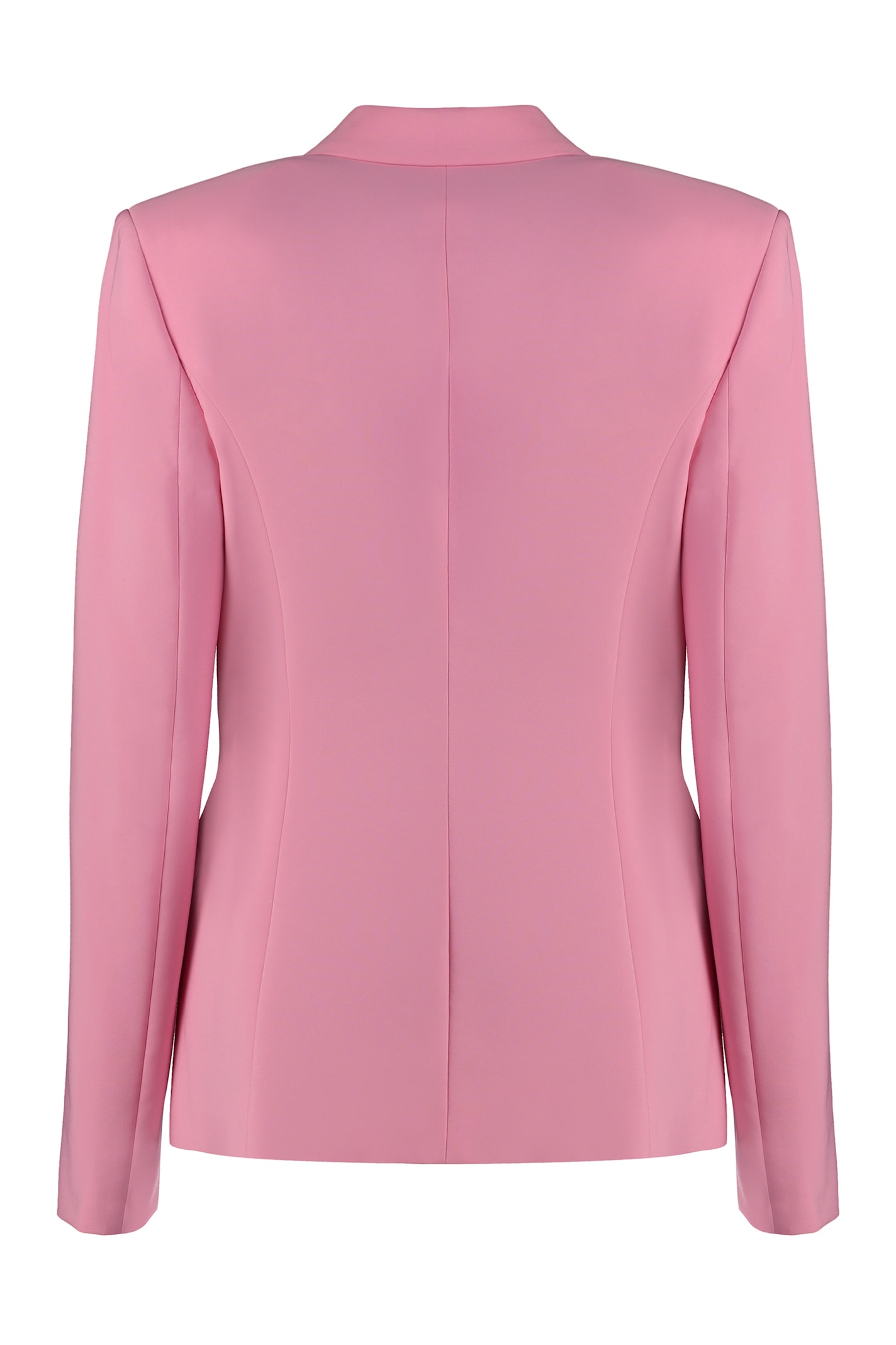 Shop Genny Single-breasted One Button Jacket In Pink