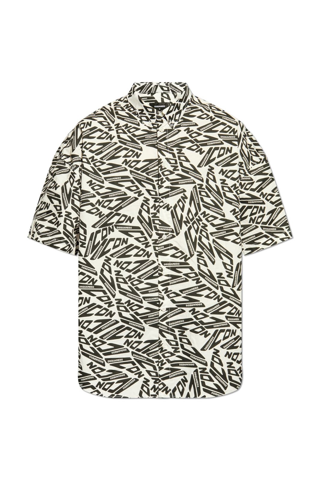 Shop Dsquared2 Monogram Short-sleeve Shirt