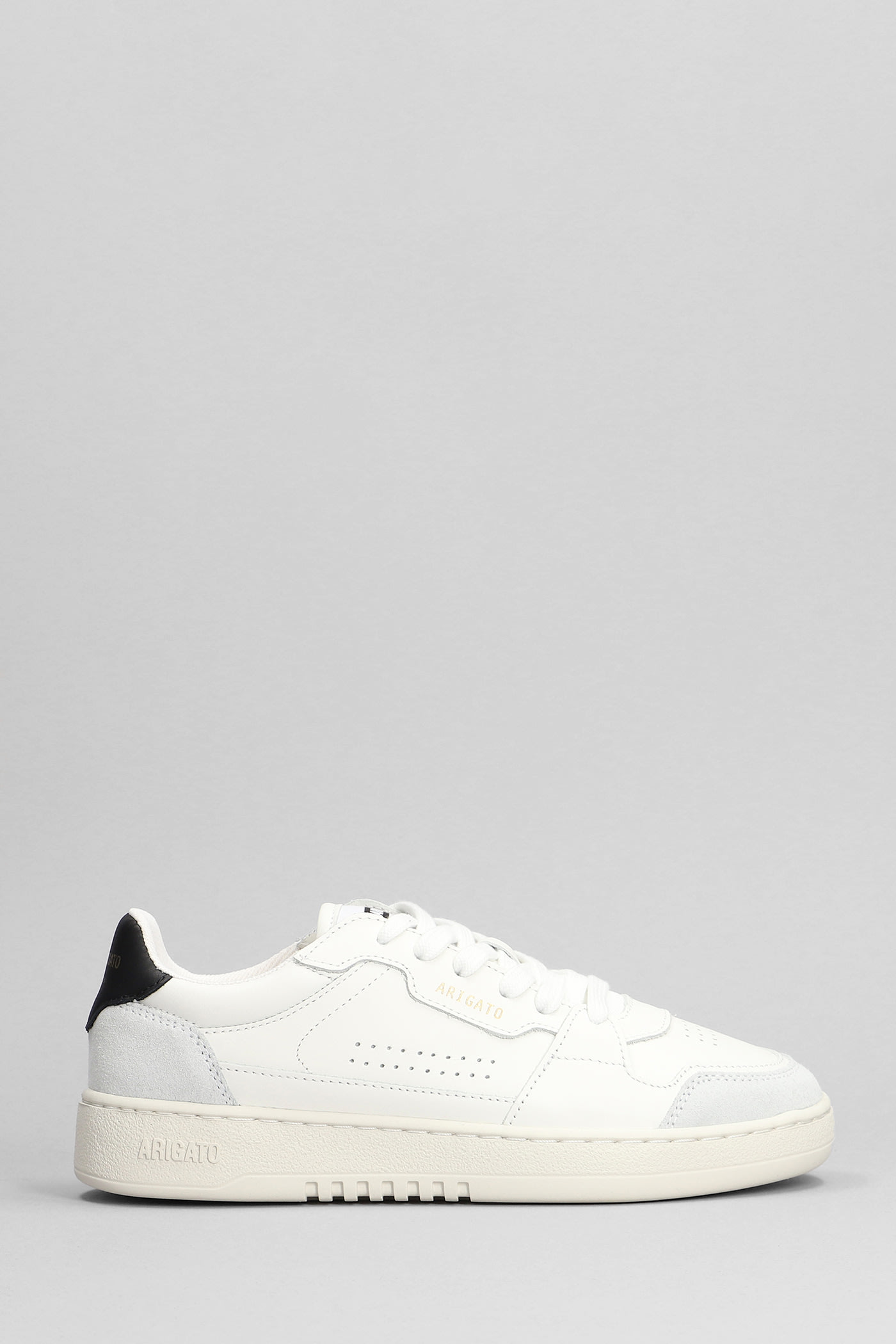 Axel Arigato Dice Lo Trainers In White Suede And Leather