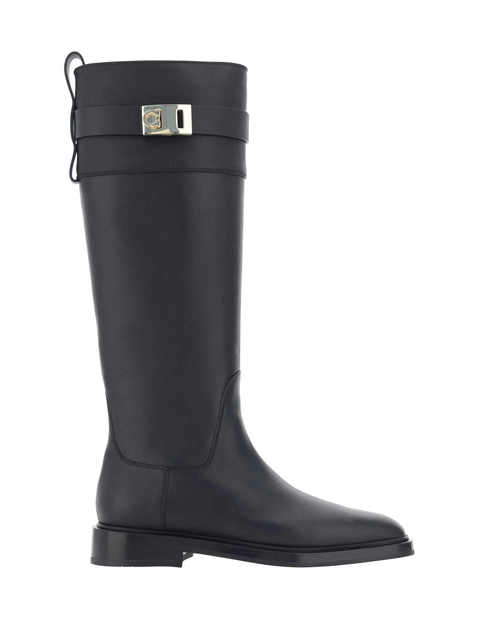 Shop Ferragamo Boots In Black