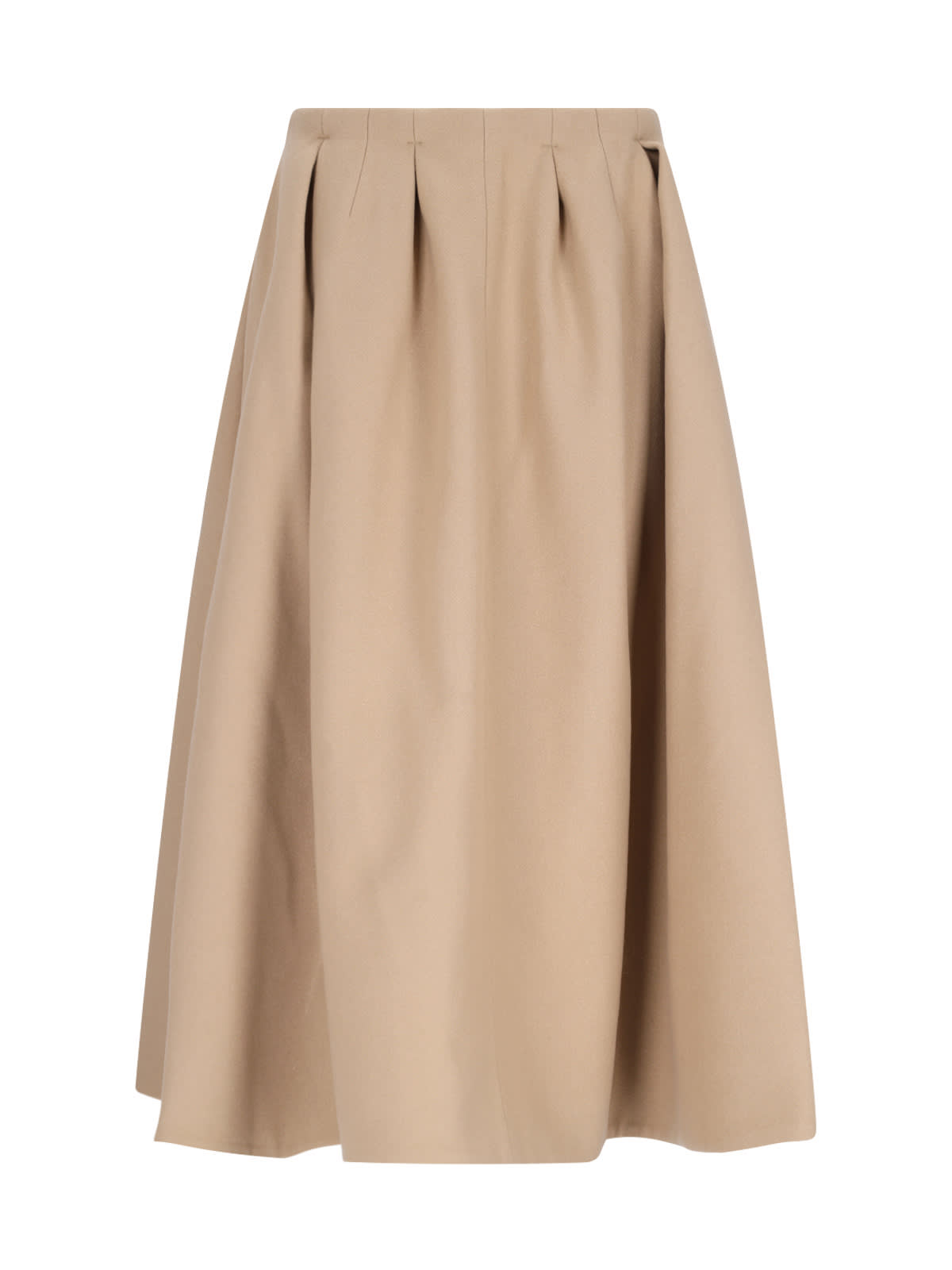 Flared Midi Skirt