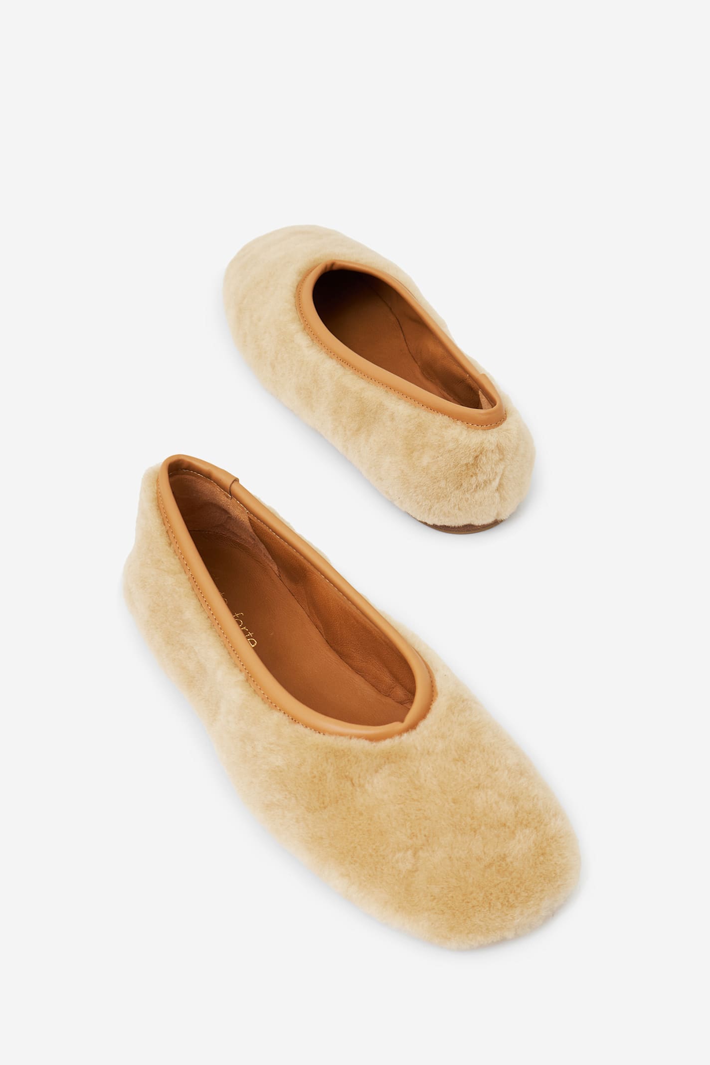 Forte Forte Ballet Flats In White