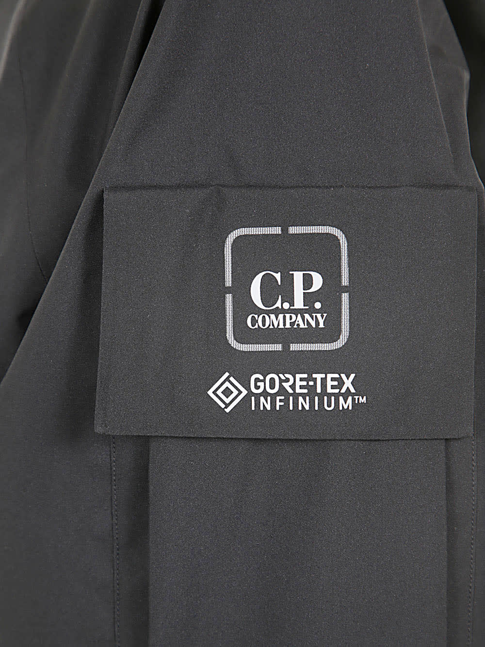 Shop C.p. Company Metropolis Series Gore-tex Infinium Hooded Jacket In Black