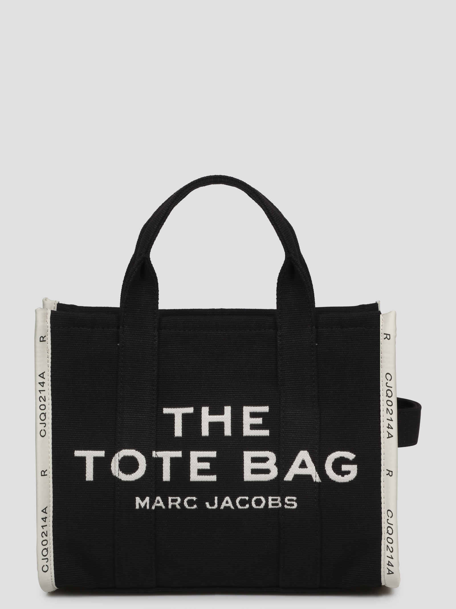 Shop Marc Jacobs The Jacquard Medium Tote Bag In Black