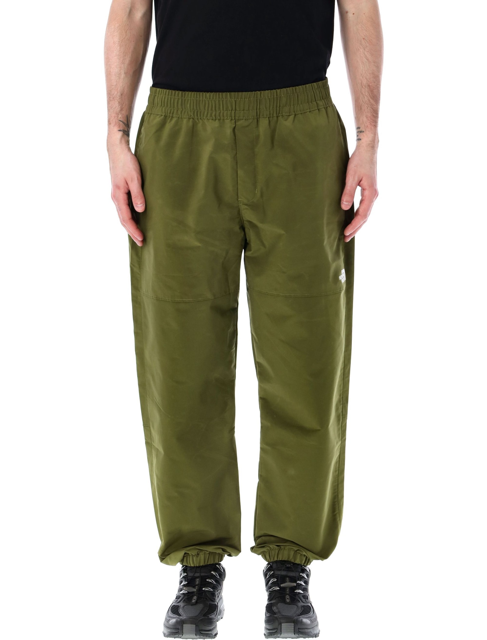 Shop The North Face Tnf Easy Wind Trousers In Olive