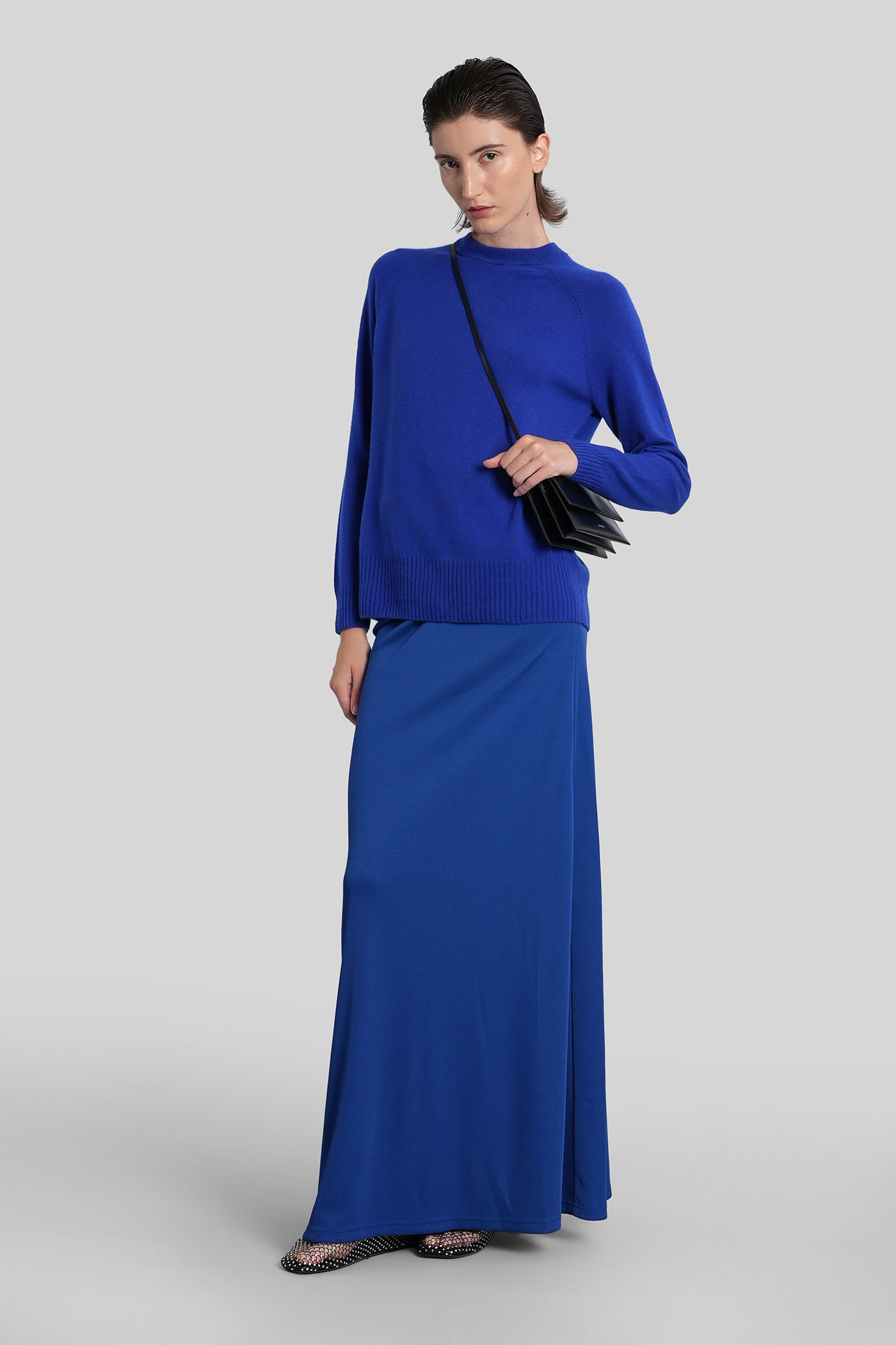 Christopher Esber Keyhole-back Cashmere Sweater In Blue
