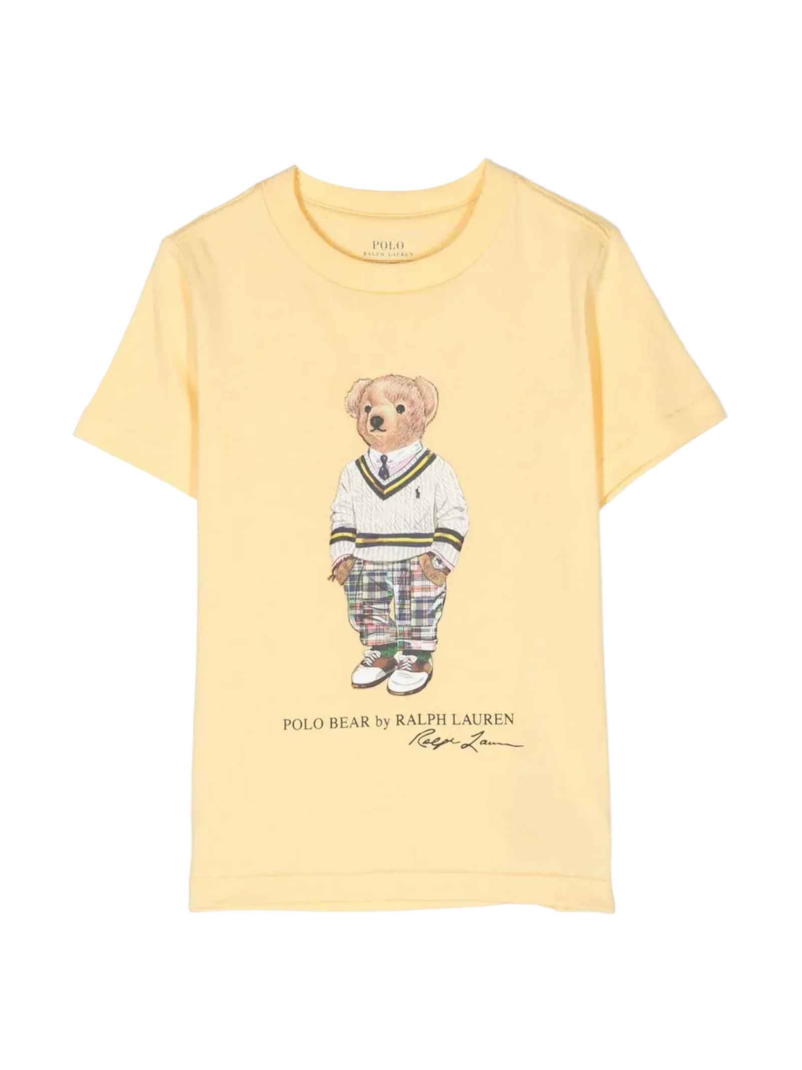 RALPH LAUREN YELLOW T-SHIRT BOY