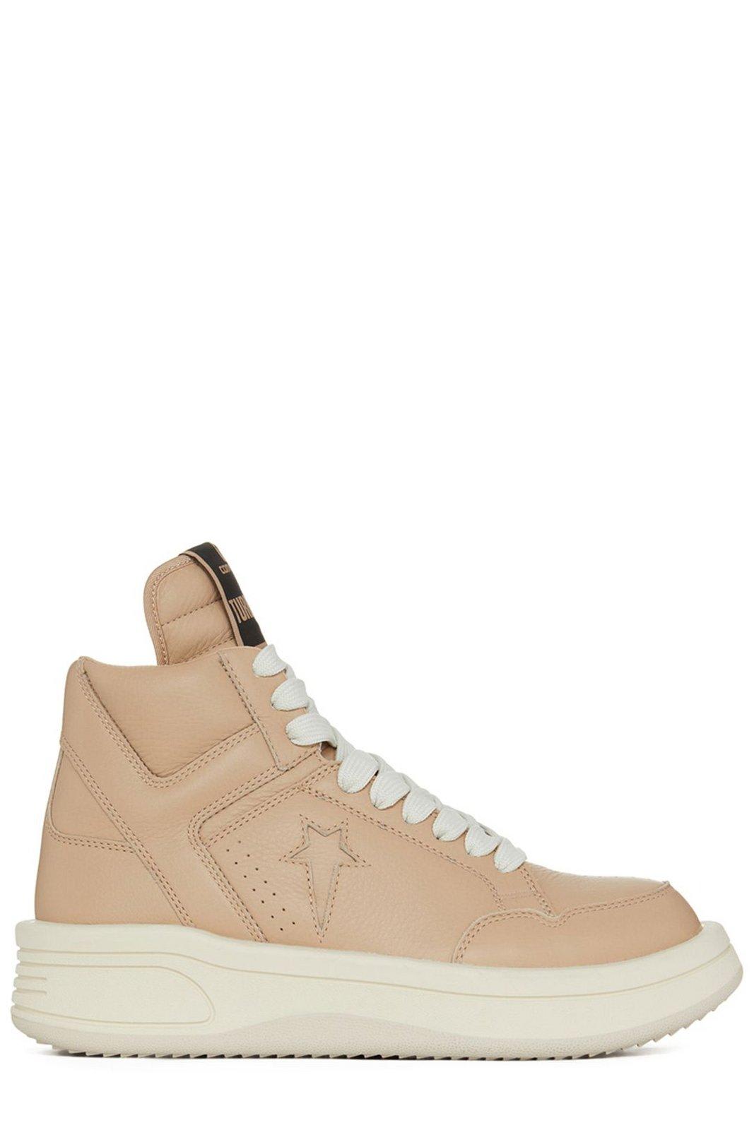High-top Lace-up Sneakers