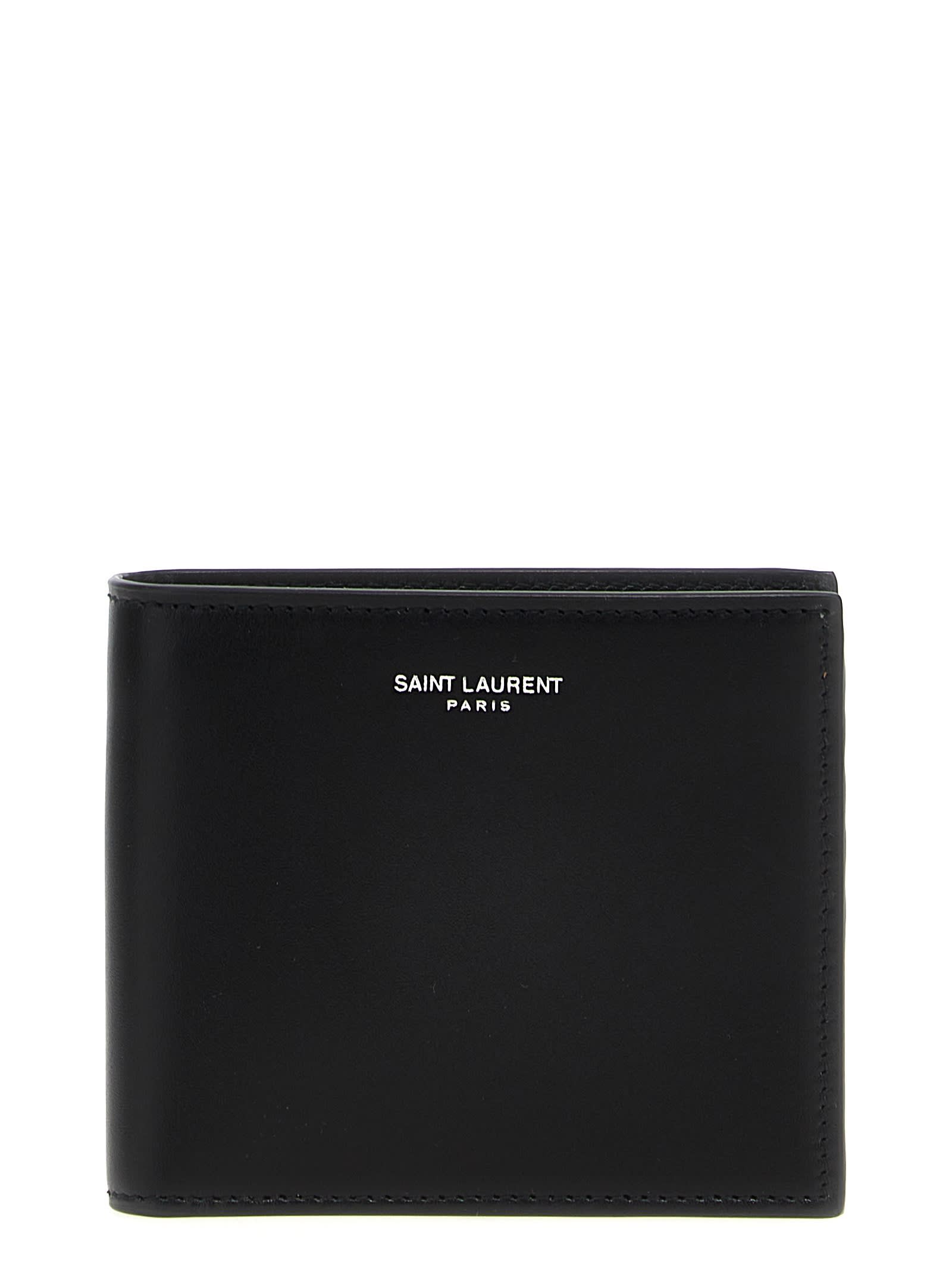 Saint Laurent Soho Leather Wallet In Black
