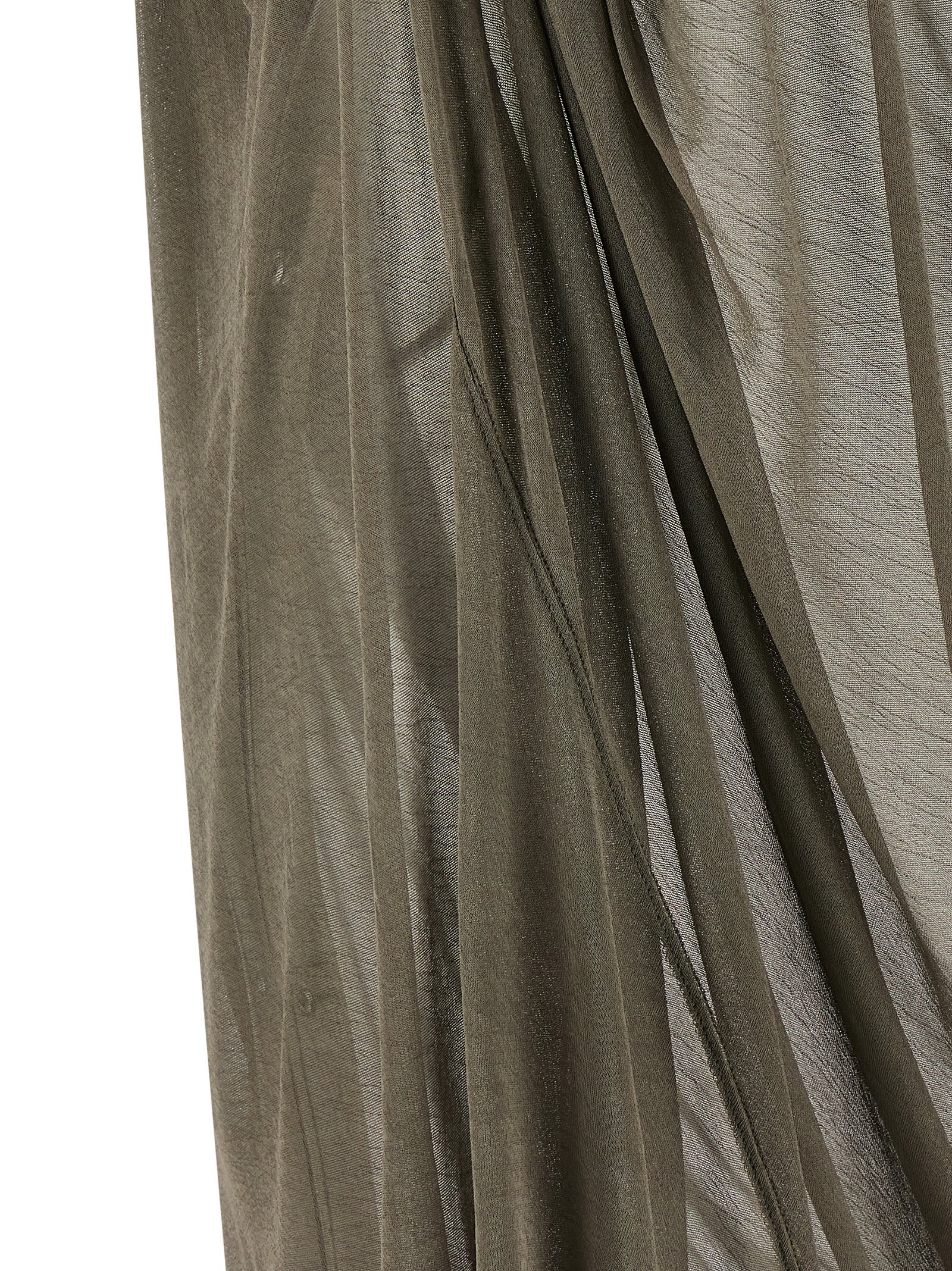 Rick Owens Anthem Tank Tops Gray