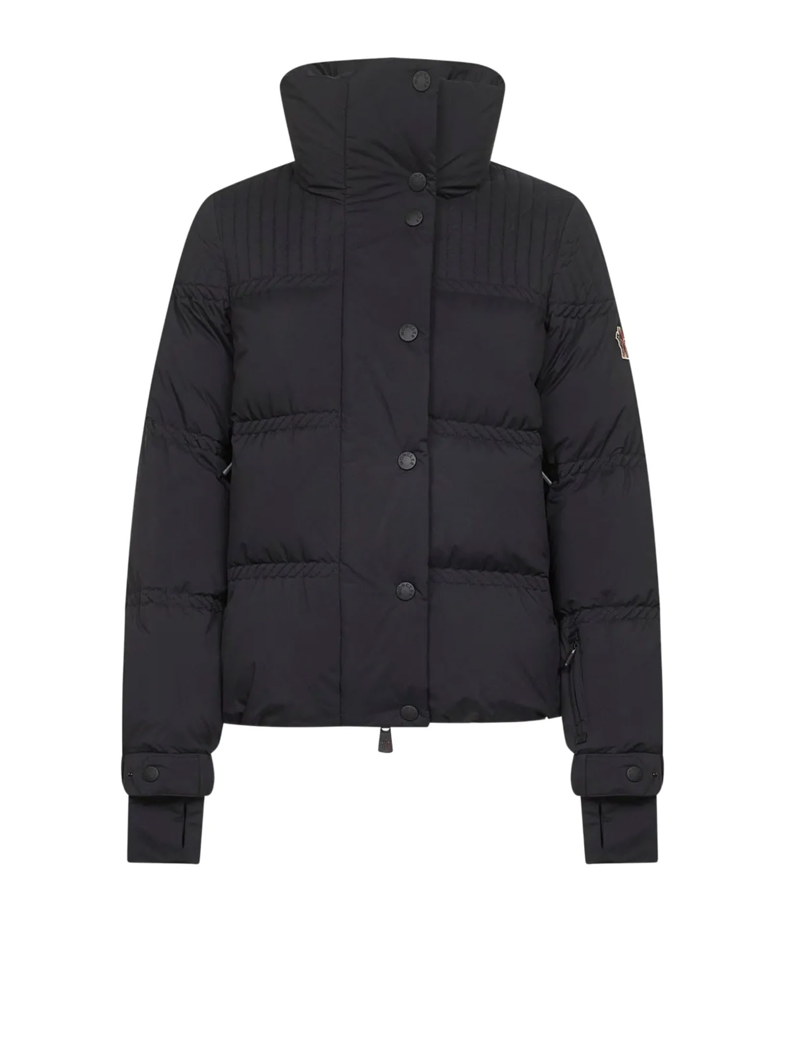 Moncler Grenoble Coats Black In Black